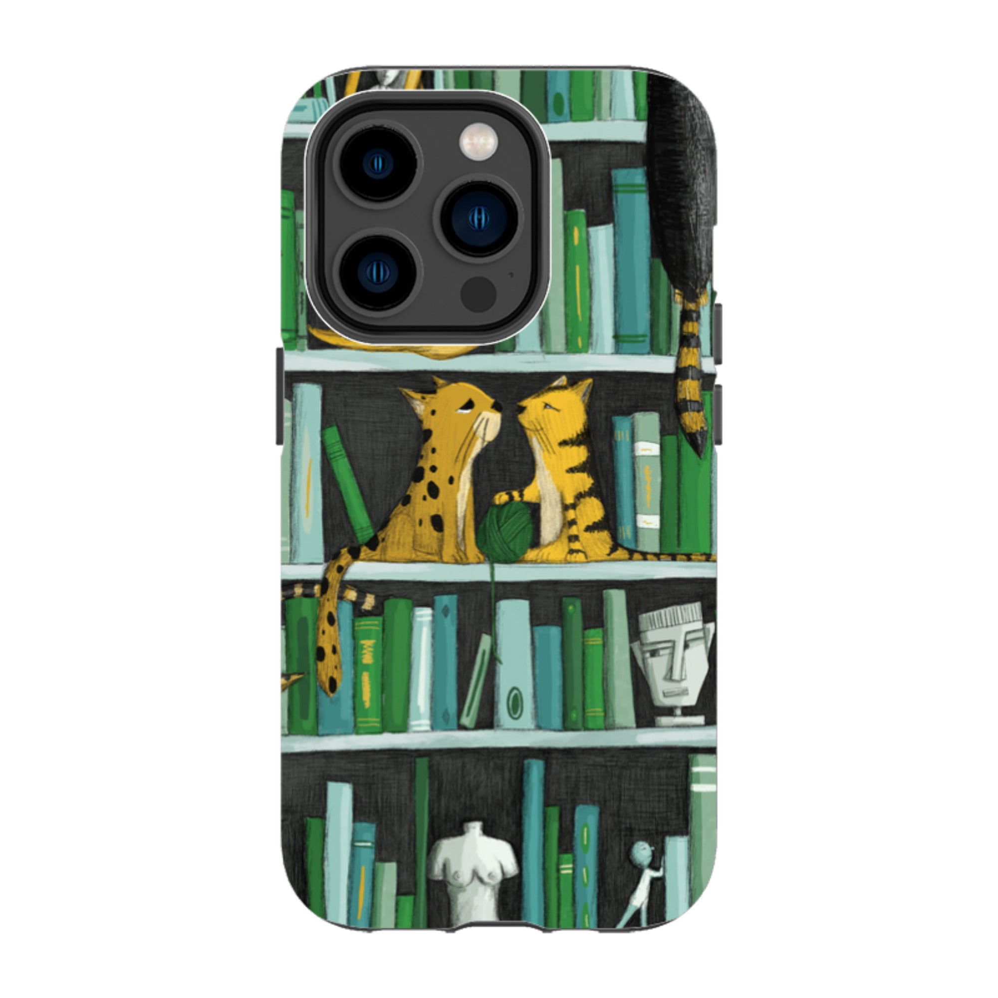 iPhone Tough Case - Library Friends By Maja Lindberg