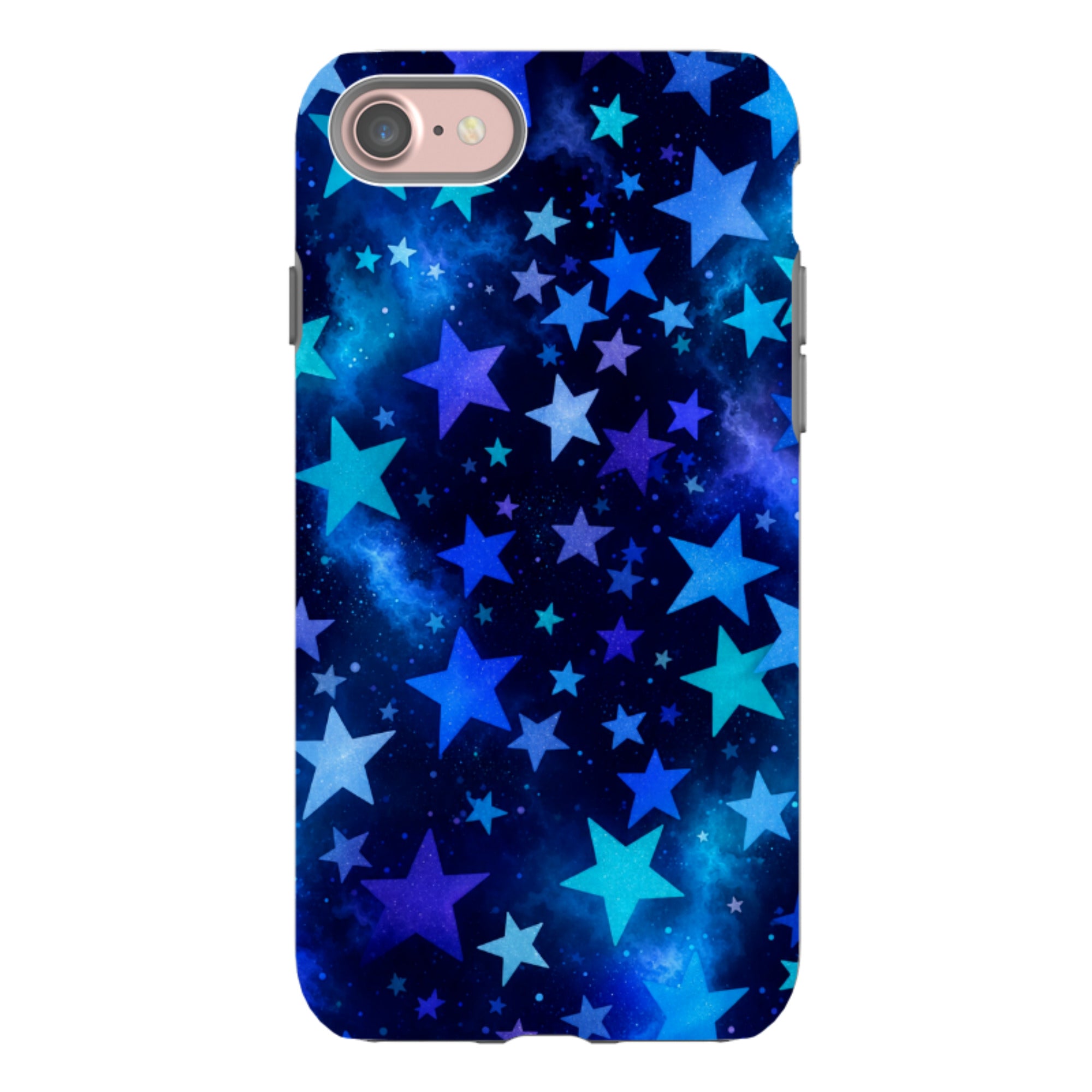 iPhone Tough Case - Blue Galaxy Star