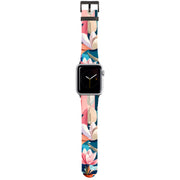 Long Floral Apple Watch Strap