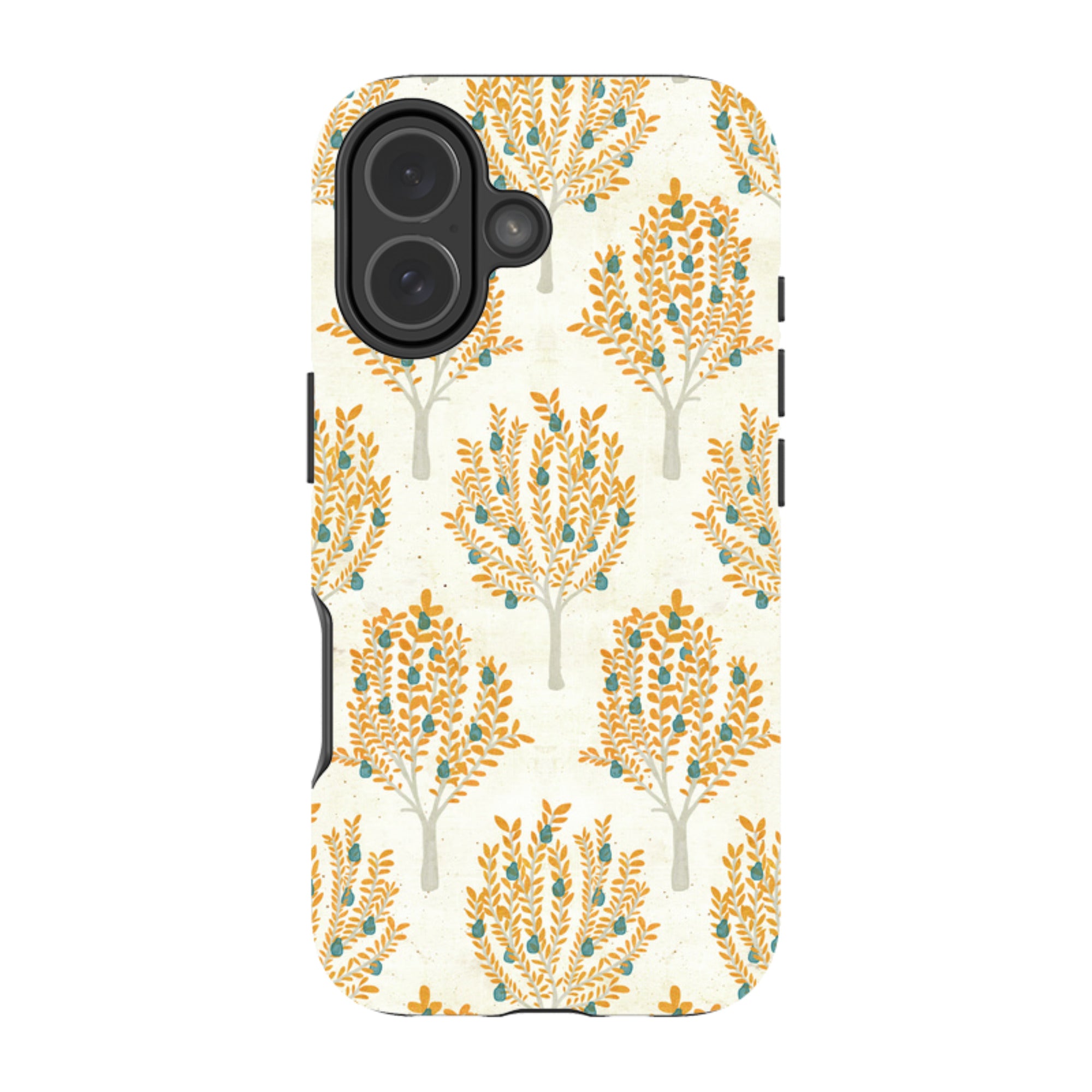 iPhone Tough Case - Pear Trees Cream By Katherine Quinn