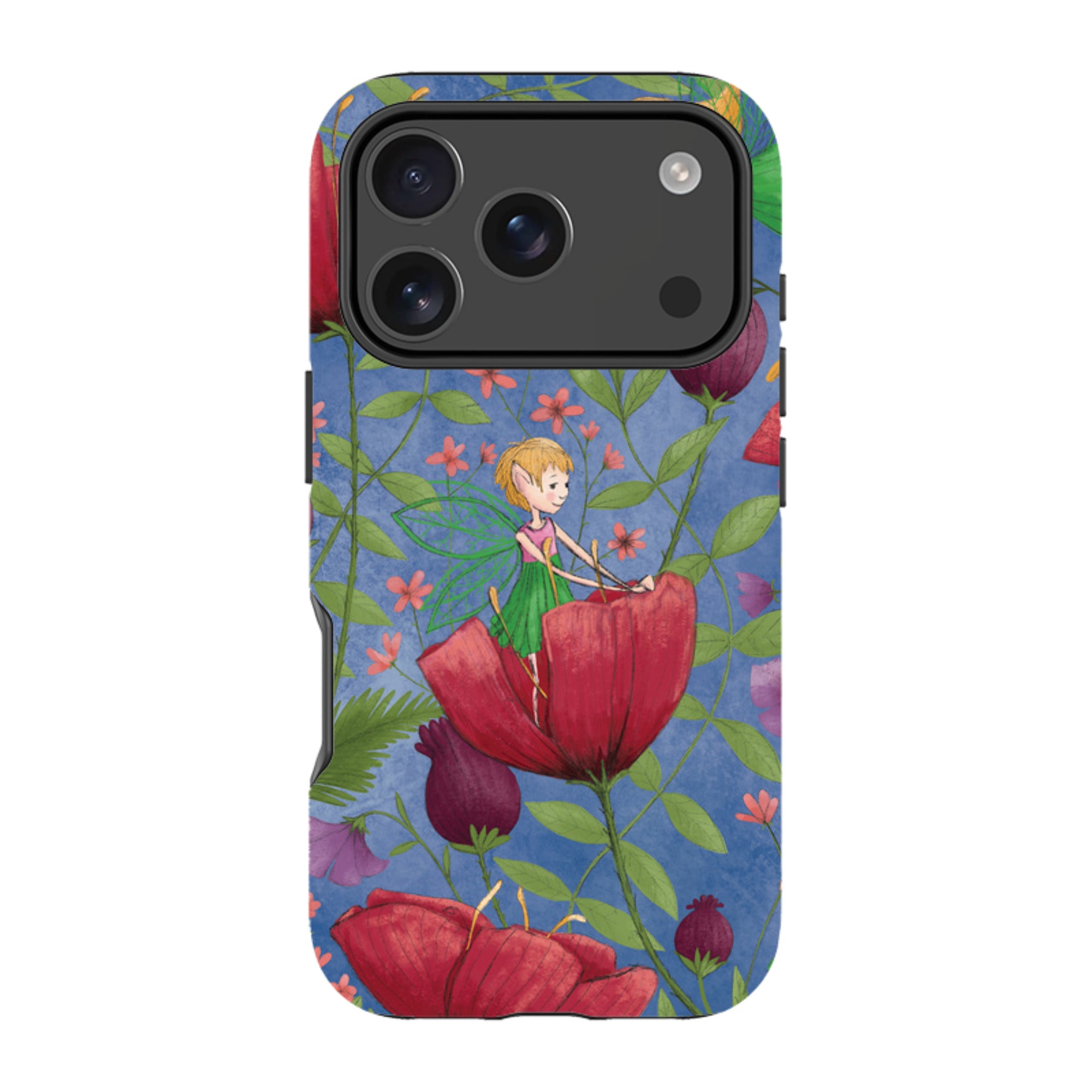 iPhone Tough Case - Fairies And Flowers By Maja Lindberg