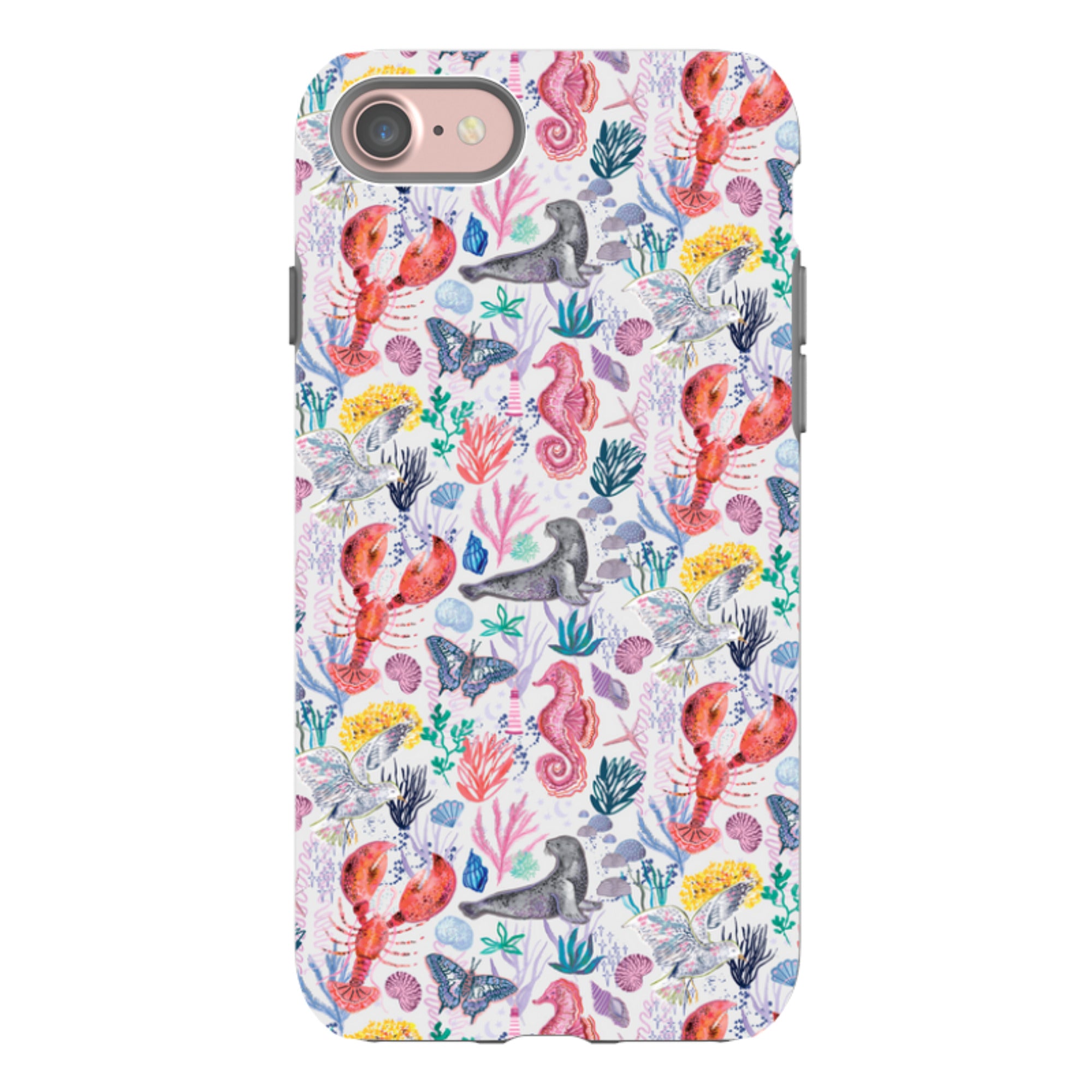 iPhone Case - Coastline Pattern-D By Emma Frances Grant