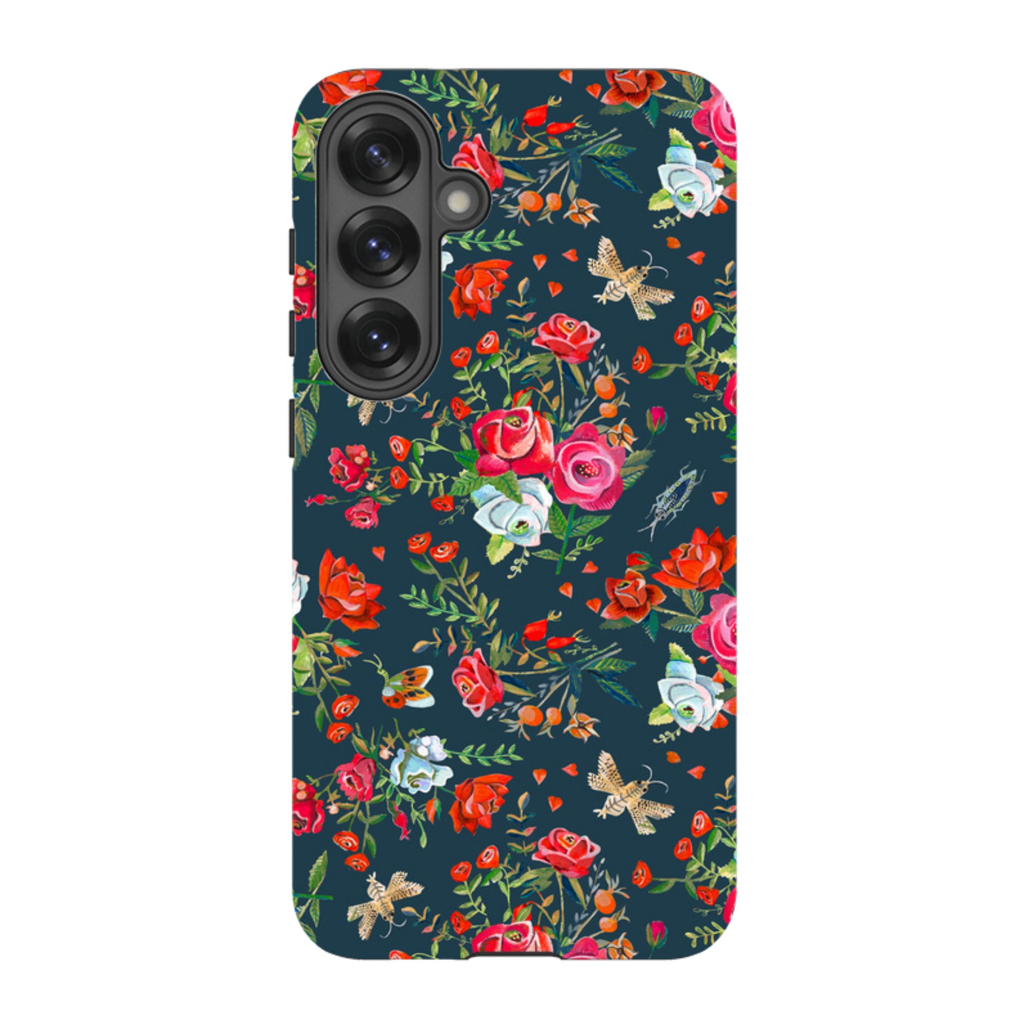Samsung Tough Case - Blue Roses By Caroline Bonne Muller