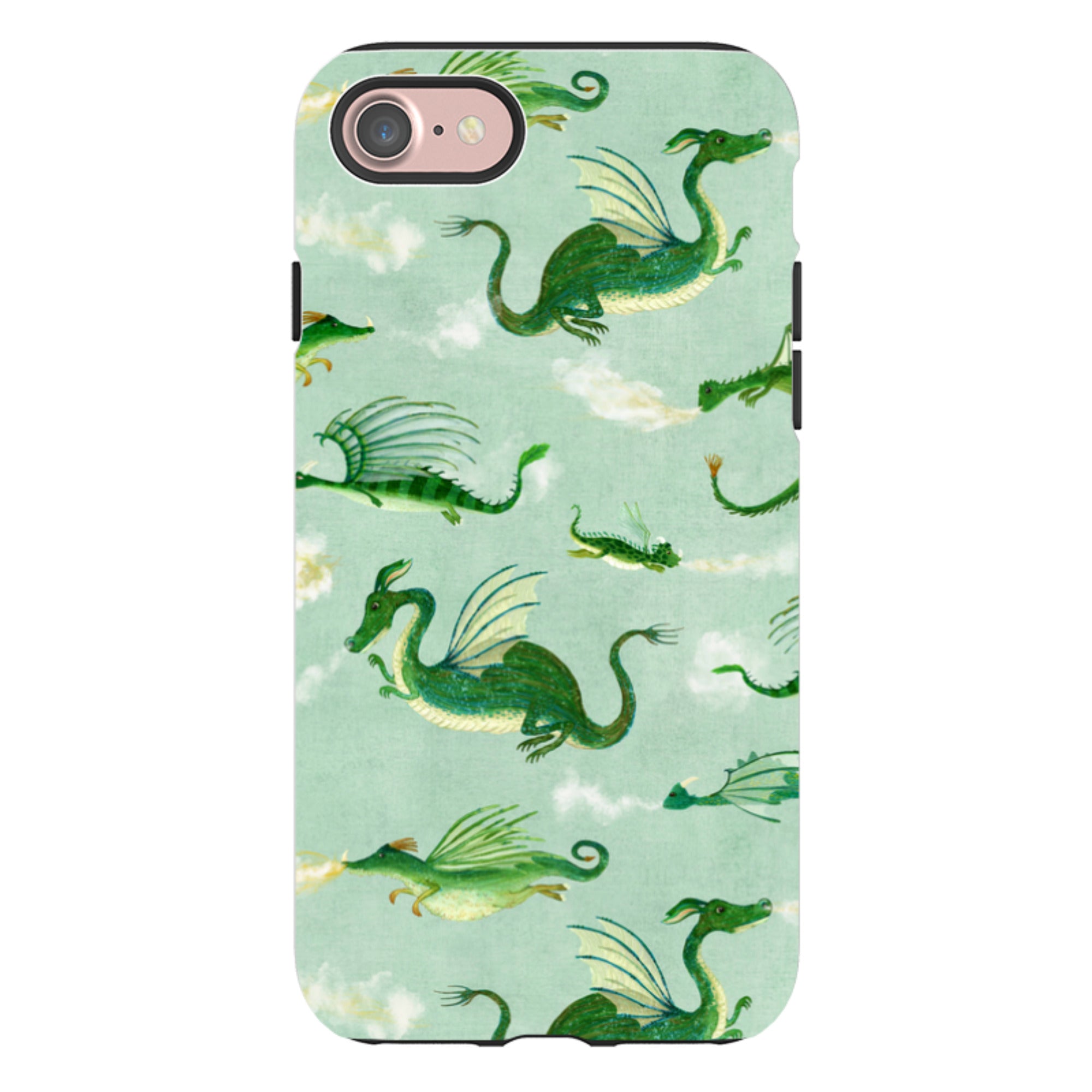 iPhone Tough Case - Dragons By Katherine Quinn