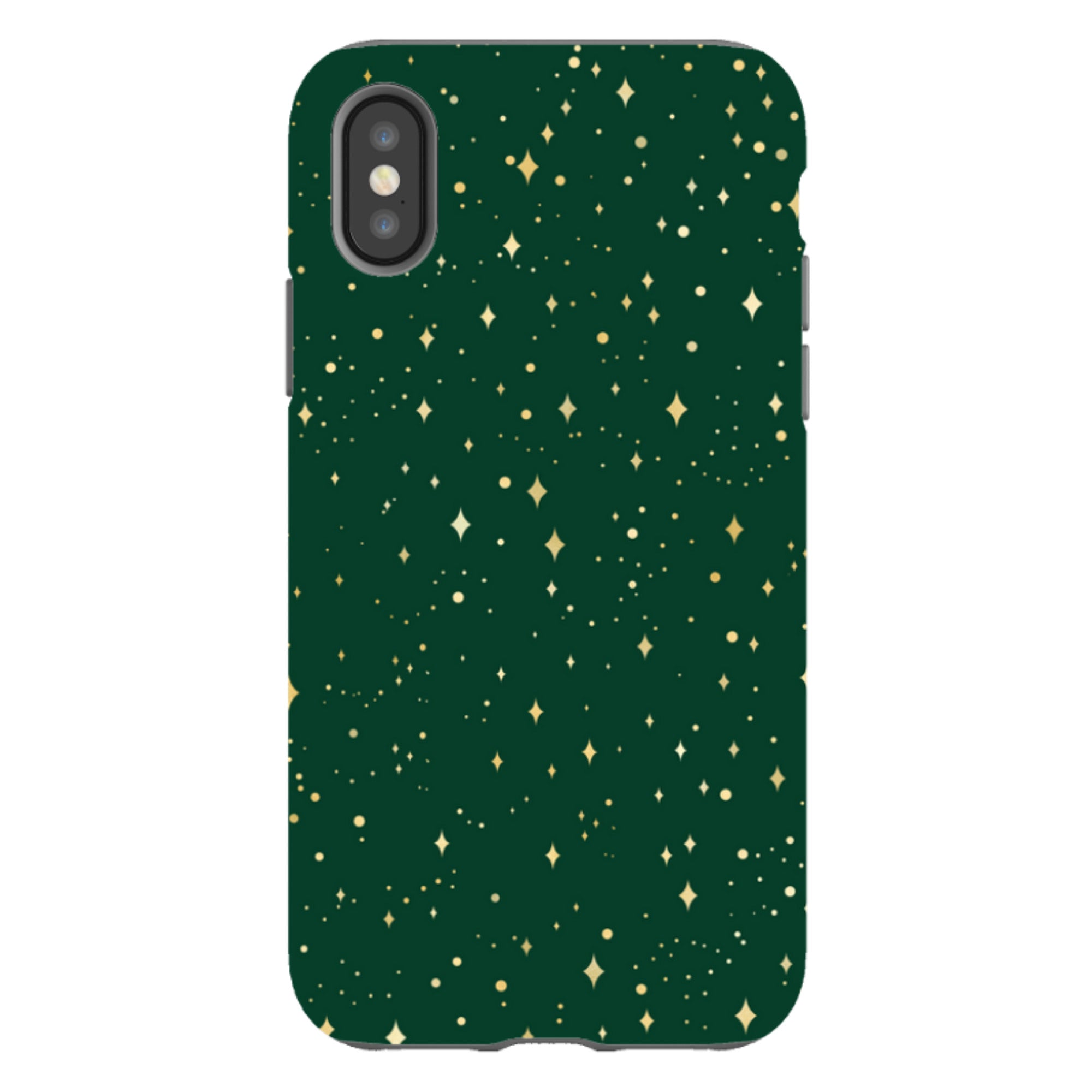 iPhone Tough Case - Forest Green Cosmos