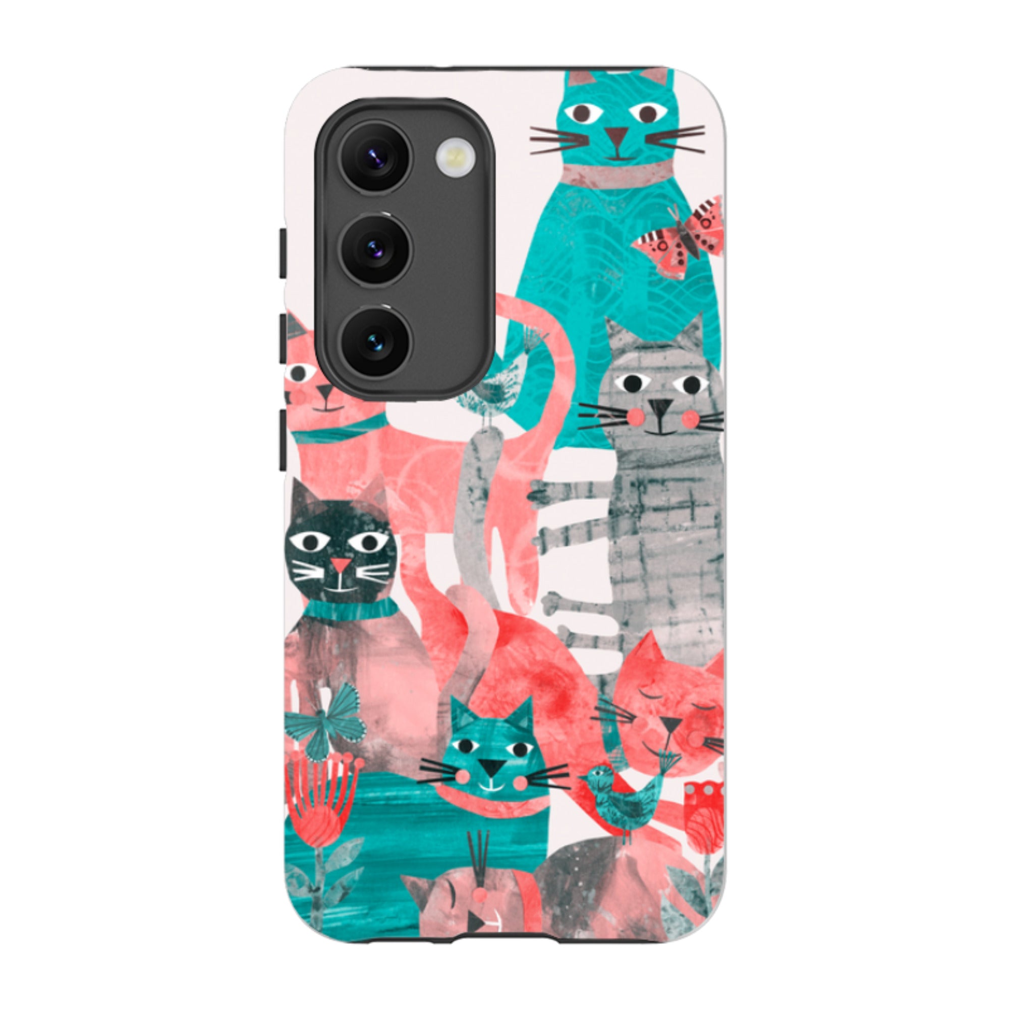 Samsung Tough  Case - Cat Party II By Tracey English