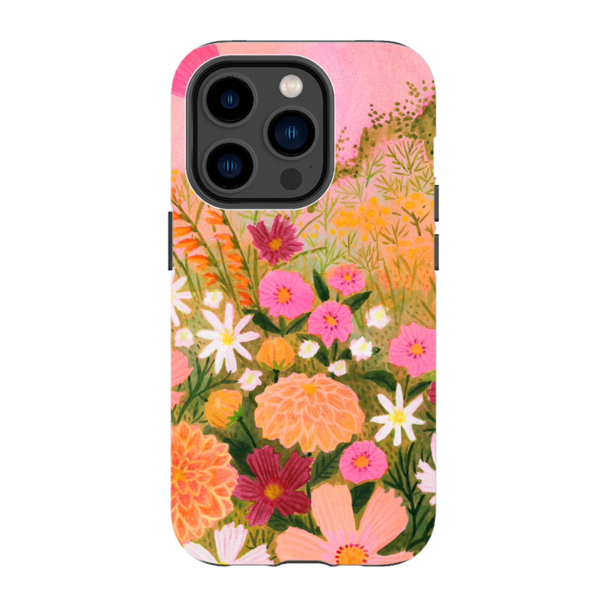 iPhone Tough Case - Flower Farm Sunset By Lee Foster Wilson