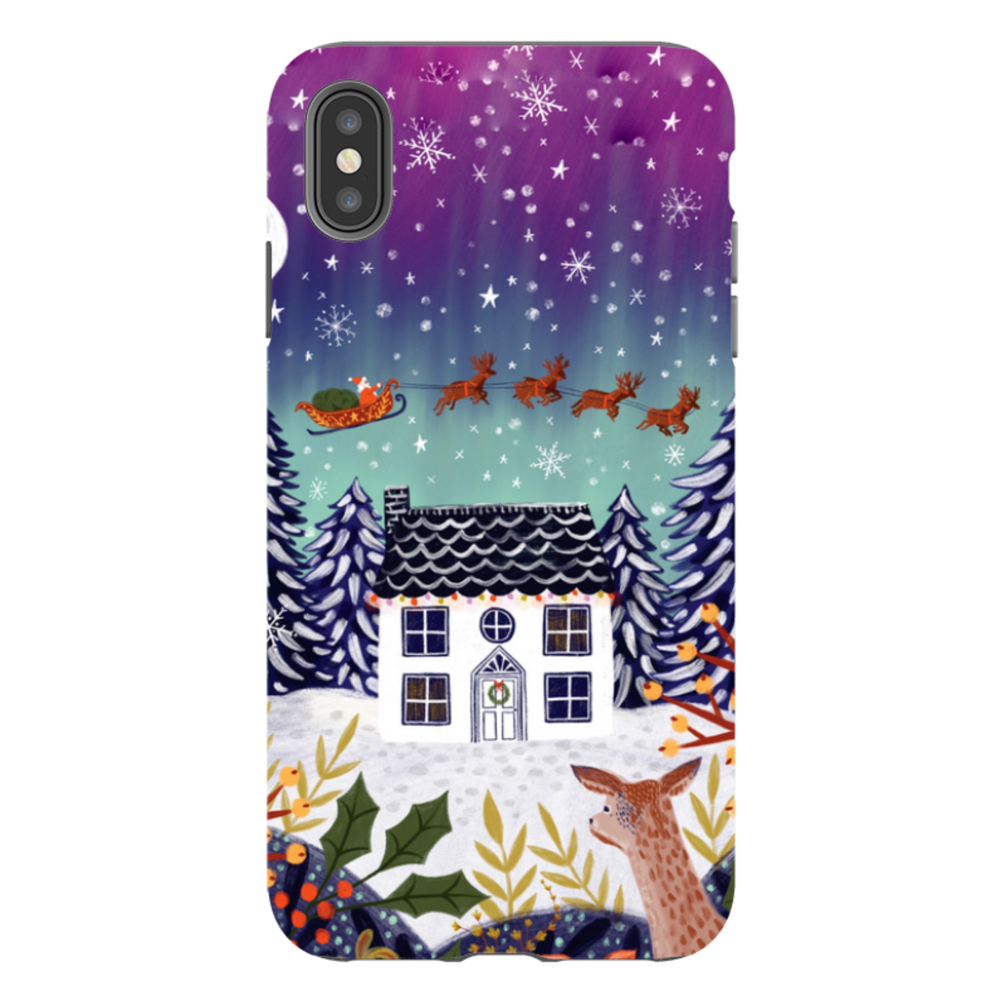 iPhone Tough Case - Night Before Christmas By Lee Foster Wilson