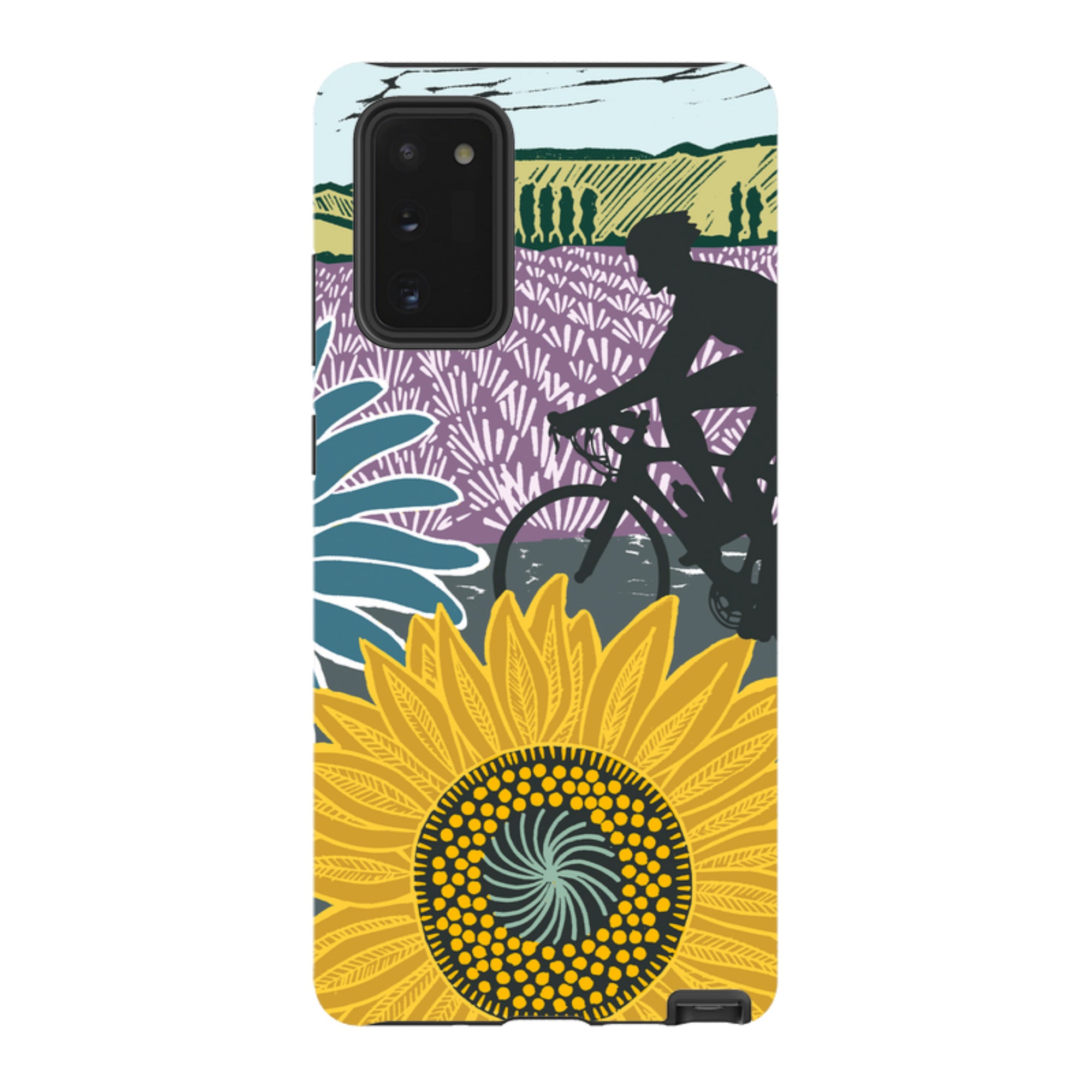 Samsung Tough Case - Bike and Sunflowers By Kate Heiss
