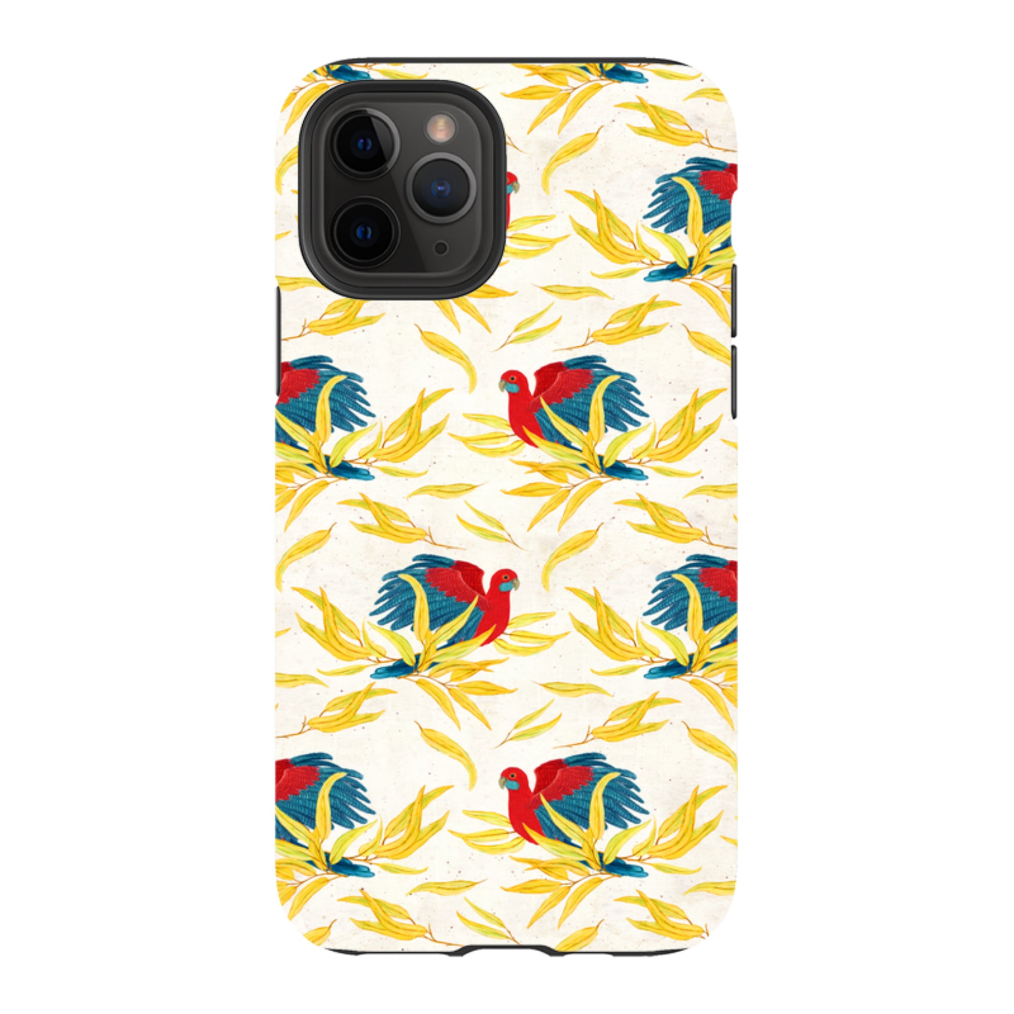 iPhone Tough Case - Crimson Rosella By Katherine Quinn