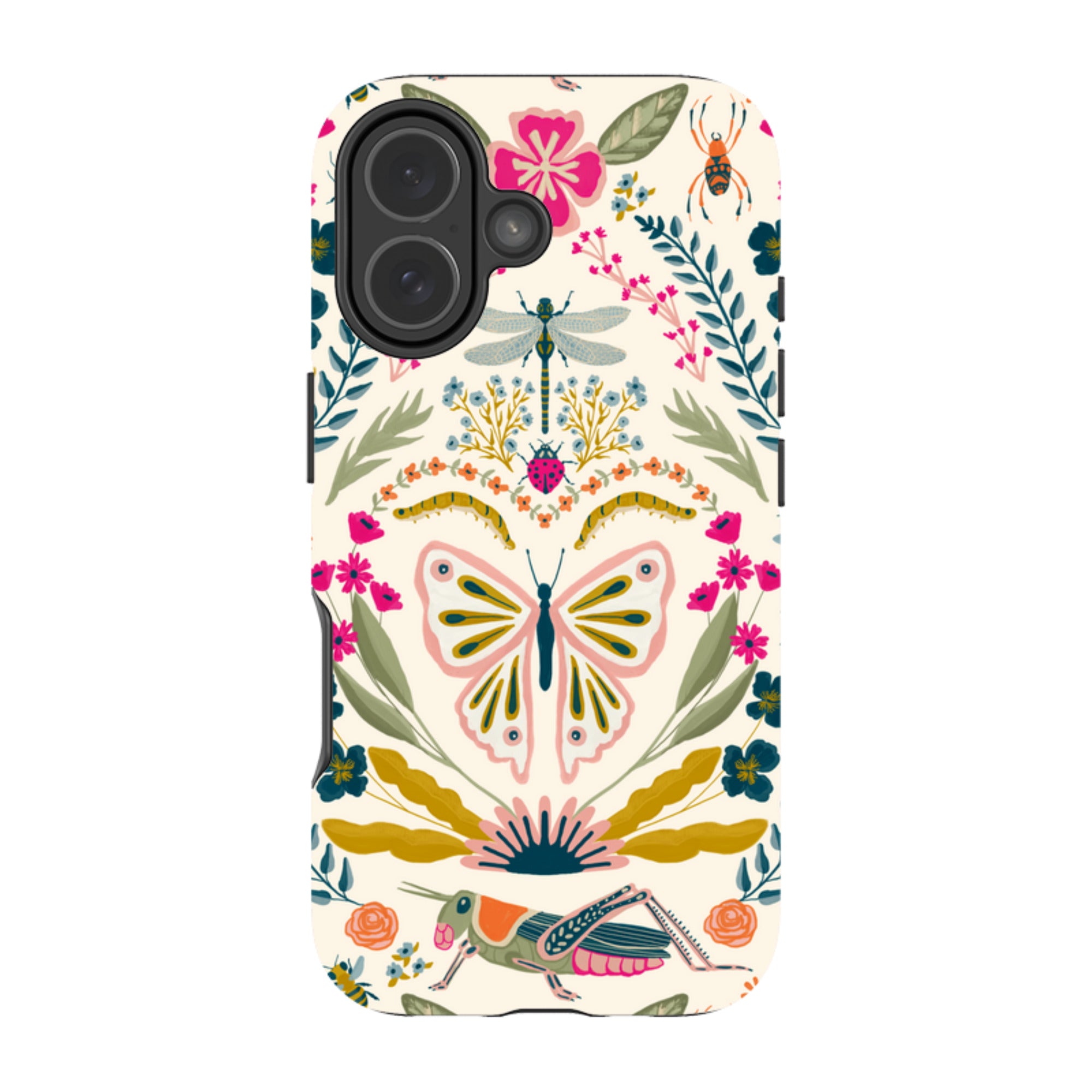 iPhone Case - Butterfly Floral By Abby Jacobs