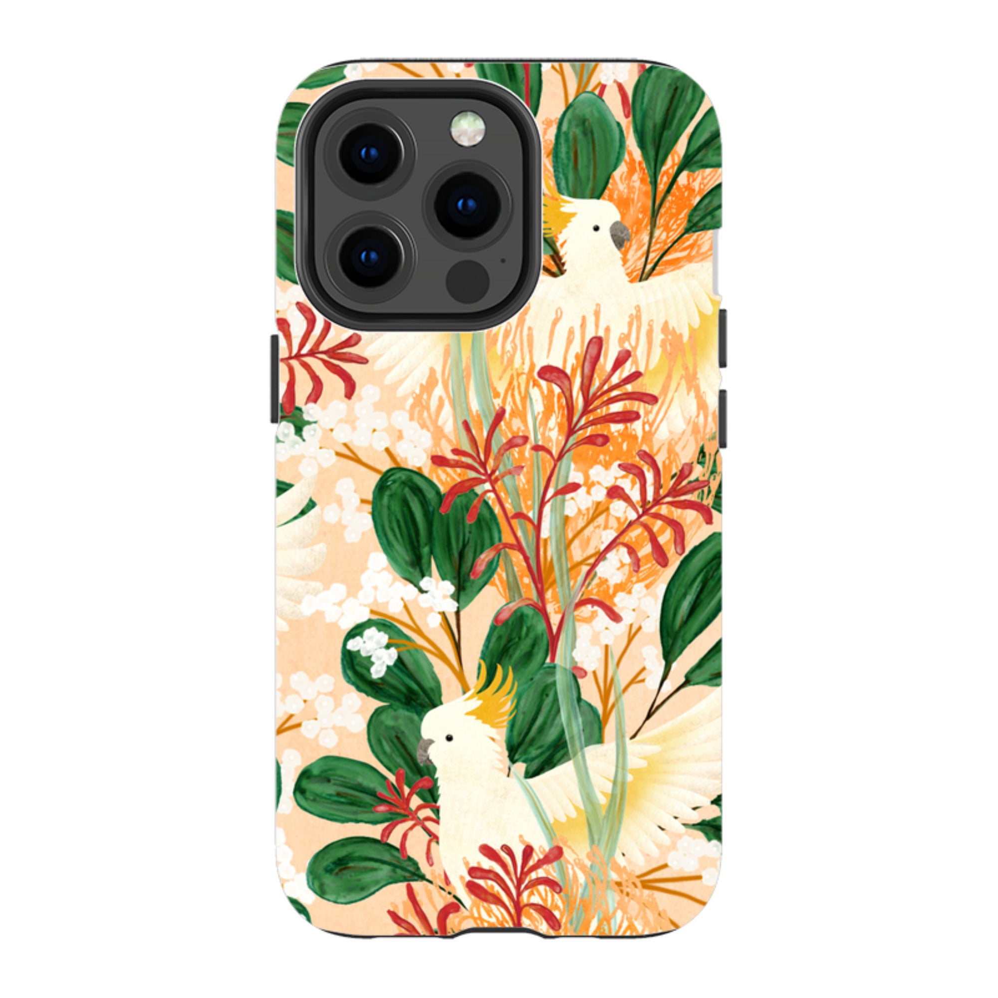 iPhone Tough Case - Cockatoo By Katherine Quinn