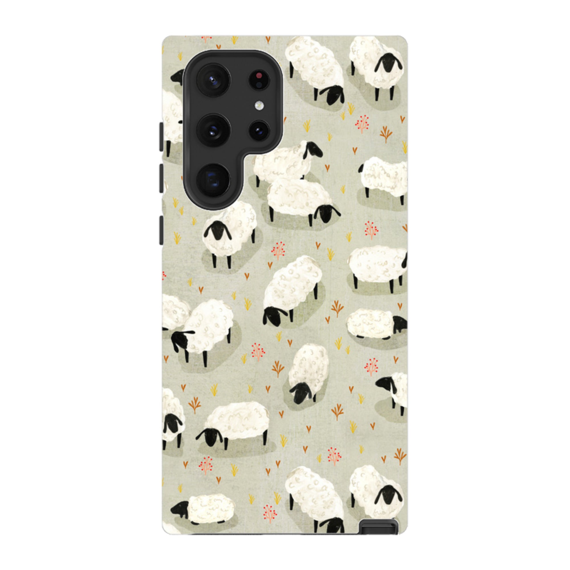 Samsung Tough Case - Sheep Grey By Katherine Quinn