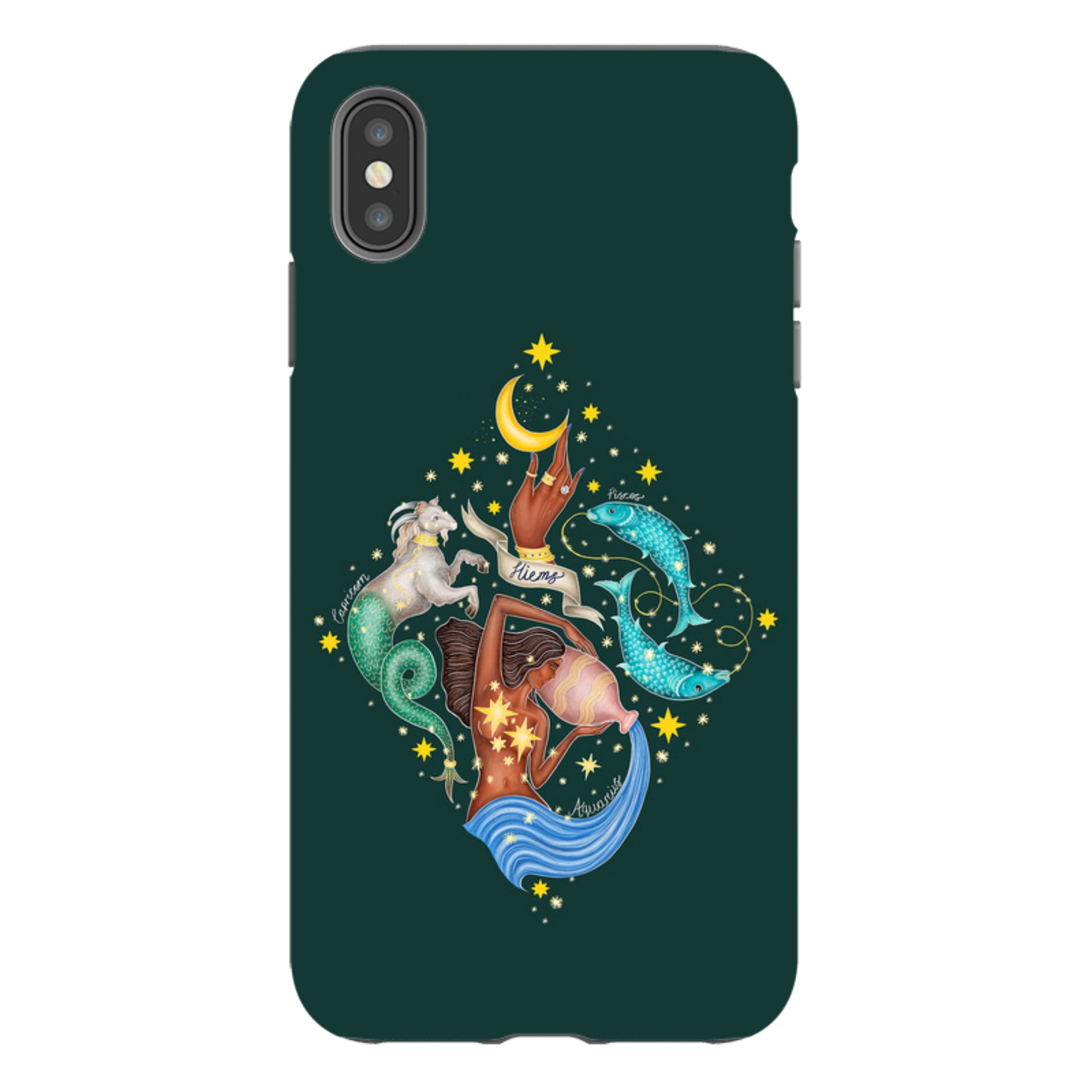 iPhone Tough Case - Winter Zodiac By Catherine Rowe