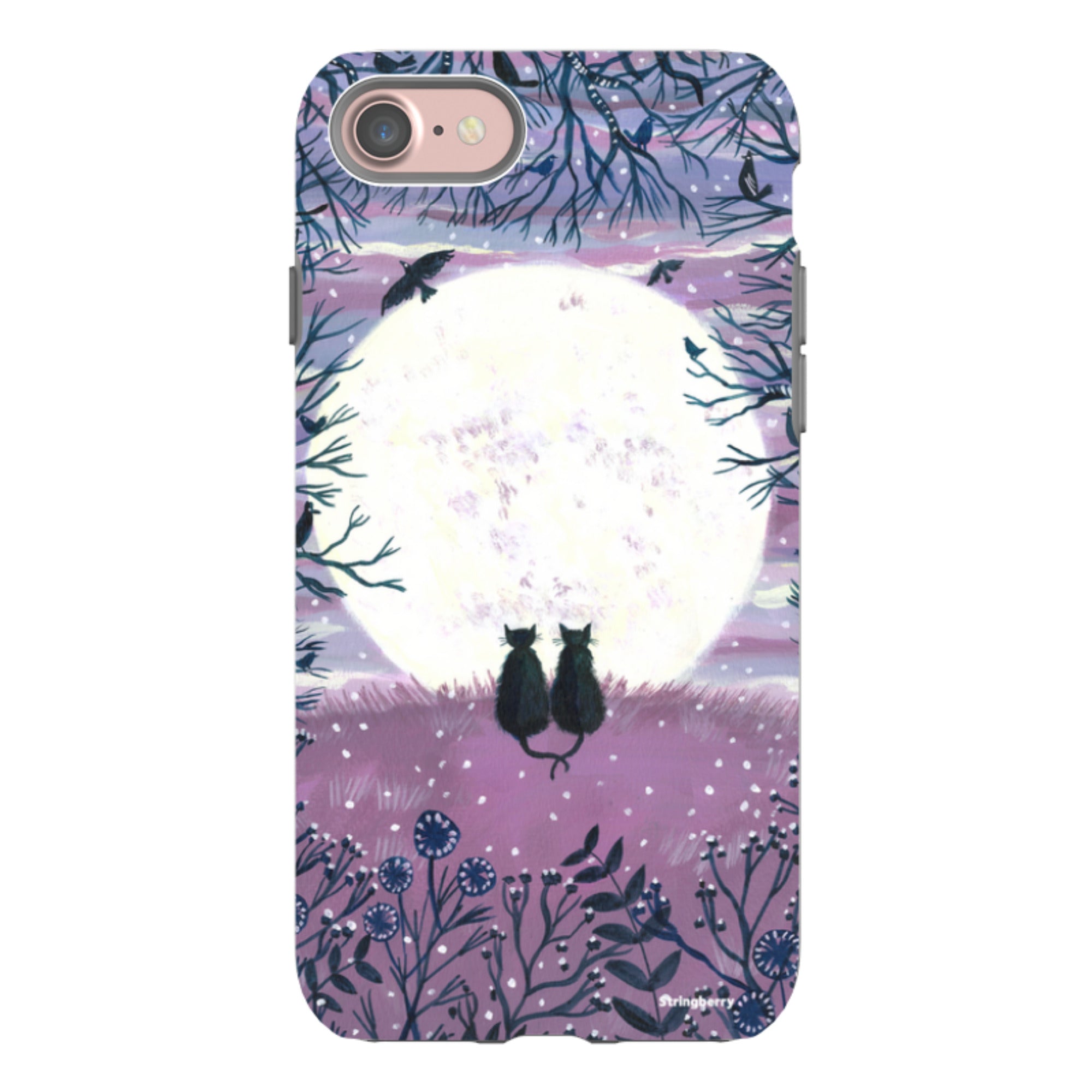 iPhone Tough Case - Winter Cats II By Mary Stubberfield
