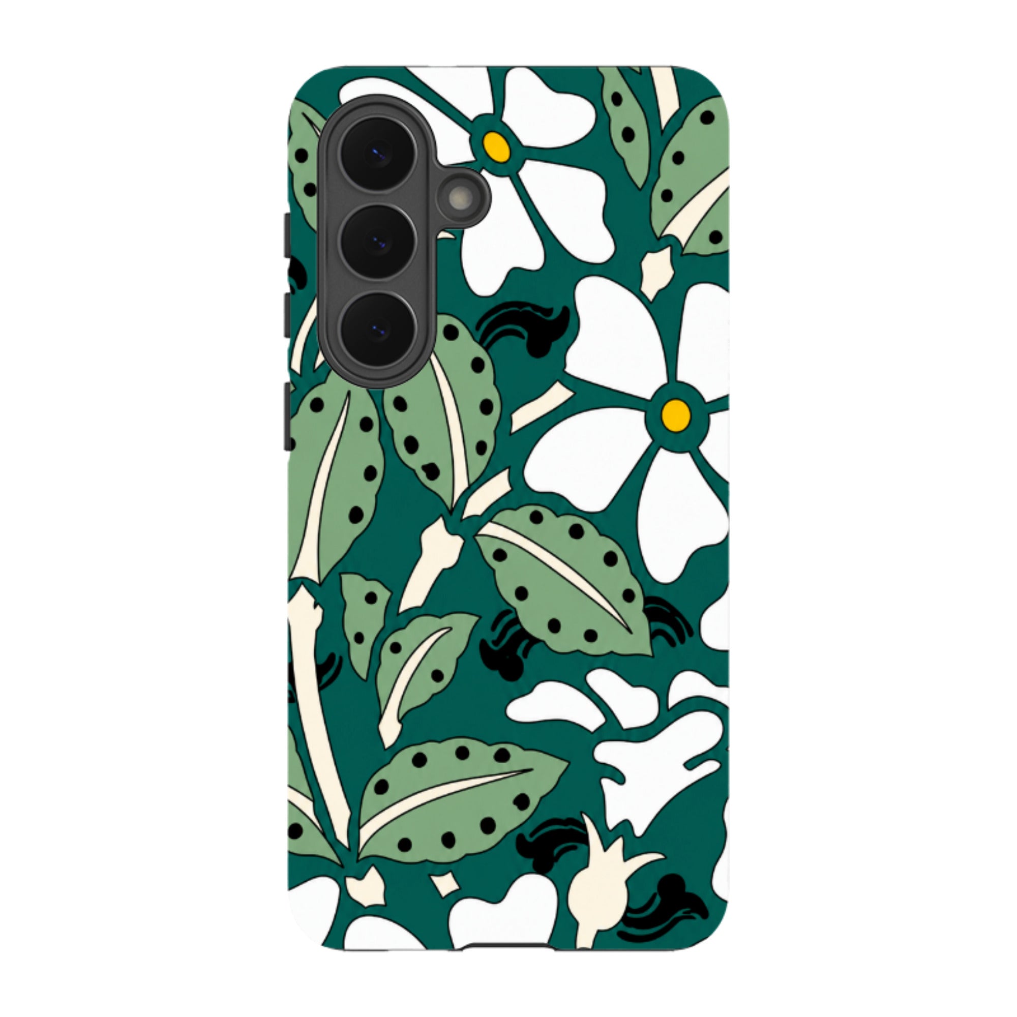 Samsung Tough Case - Vintage Woodblock Print