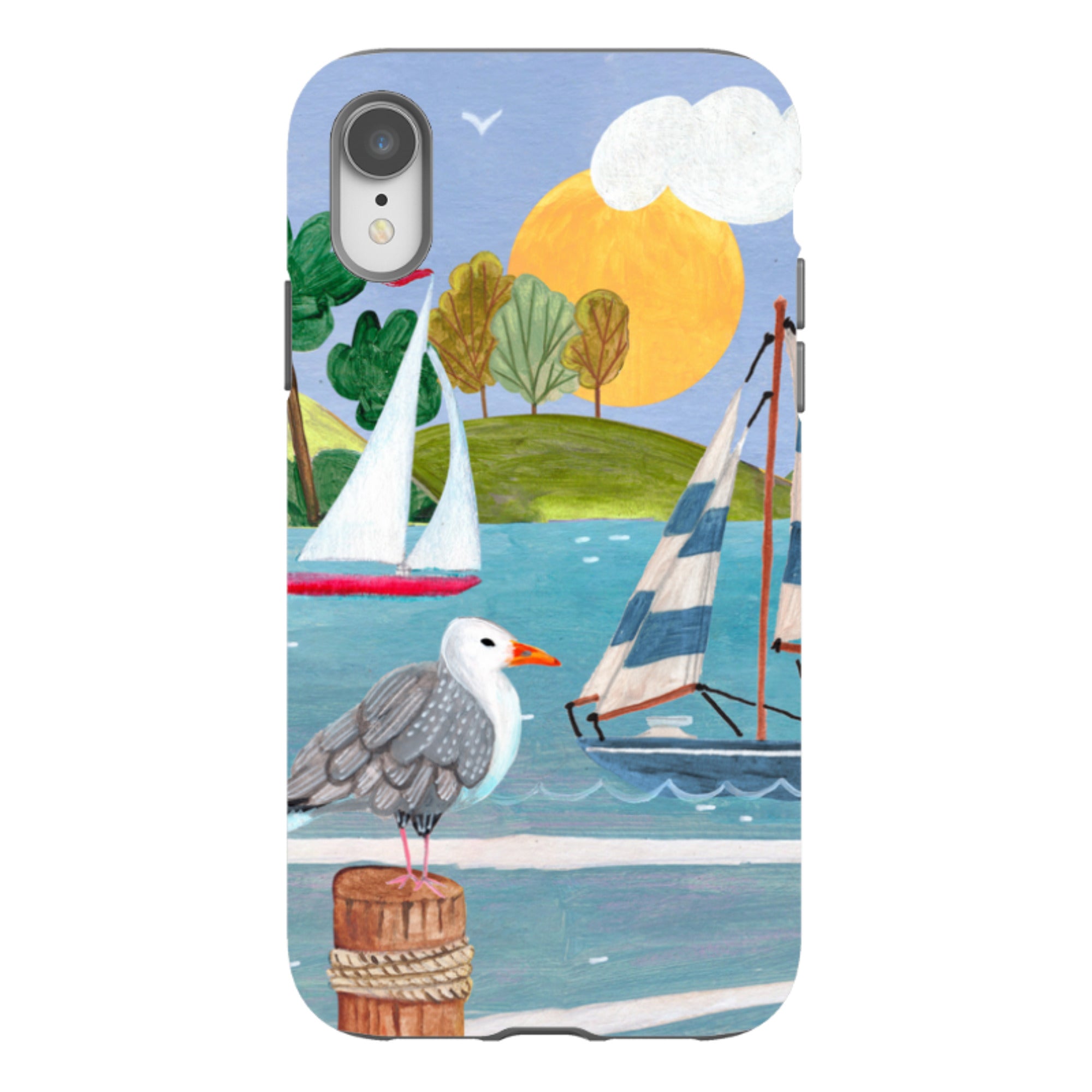 iPhone Tough Case - Sailing By Caroline Bonne Muller