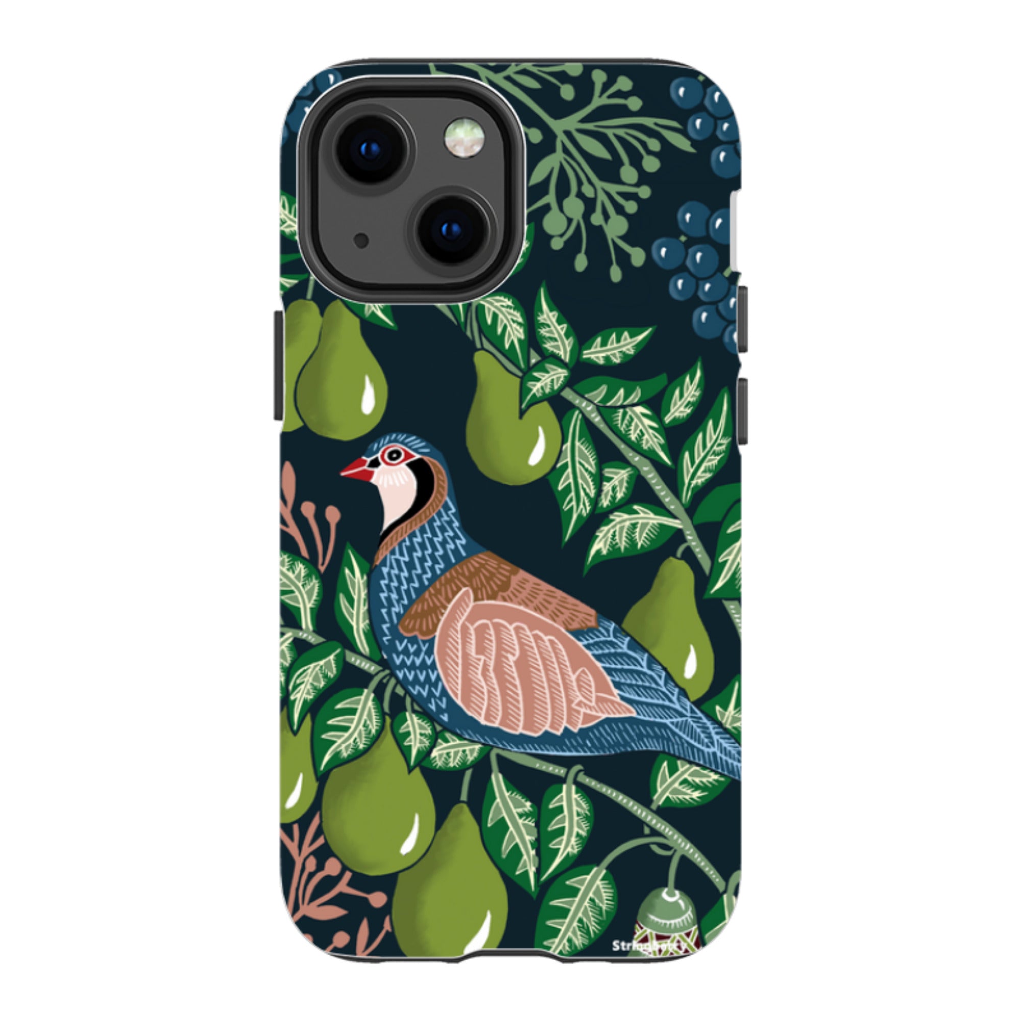 iPhone Tough Case - Partridge In Pear Tree By Kate Heiss