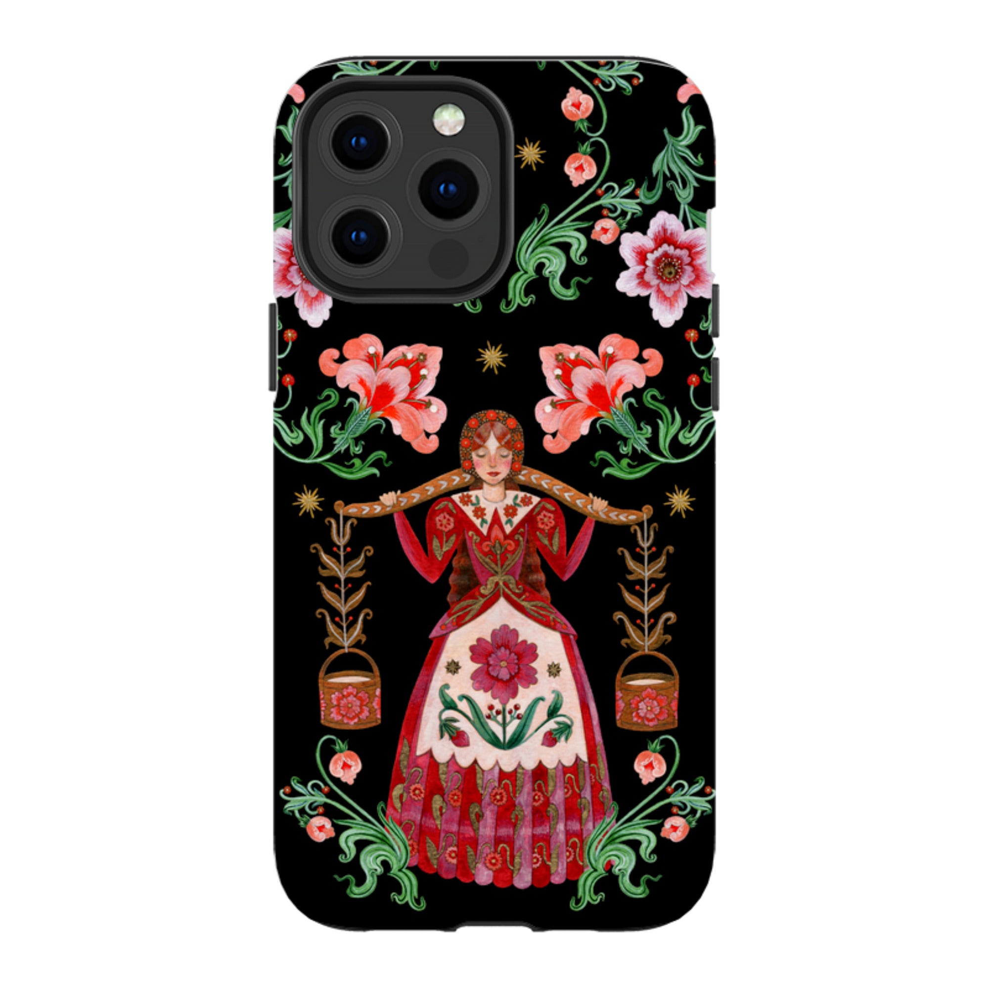 iPhone MagSafe Tough Case - Eight Maids A Milking By Maria Matos