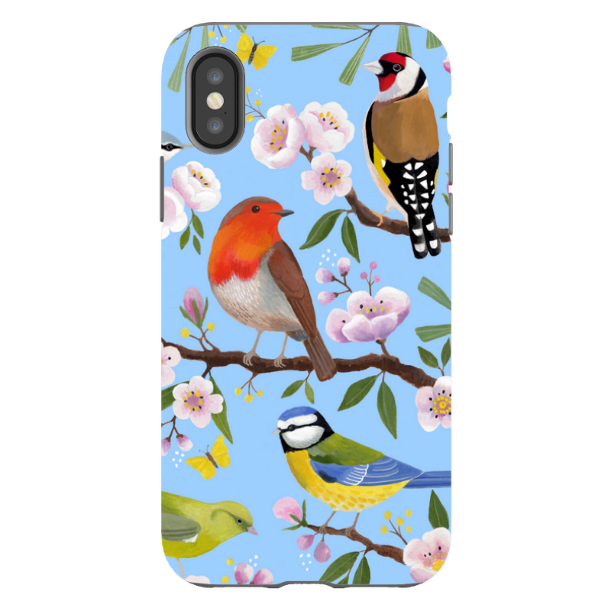 iPhone Tough Case - Garden Birds By Bex Parkin