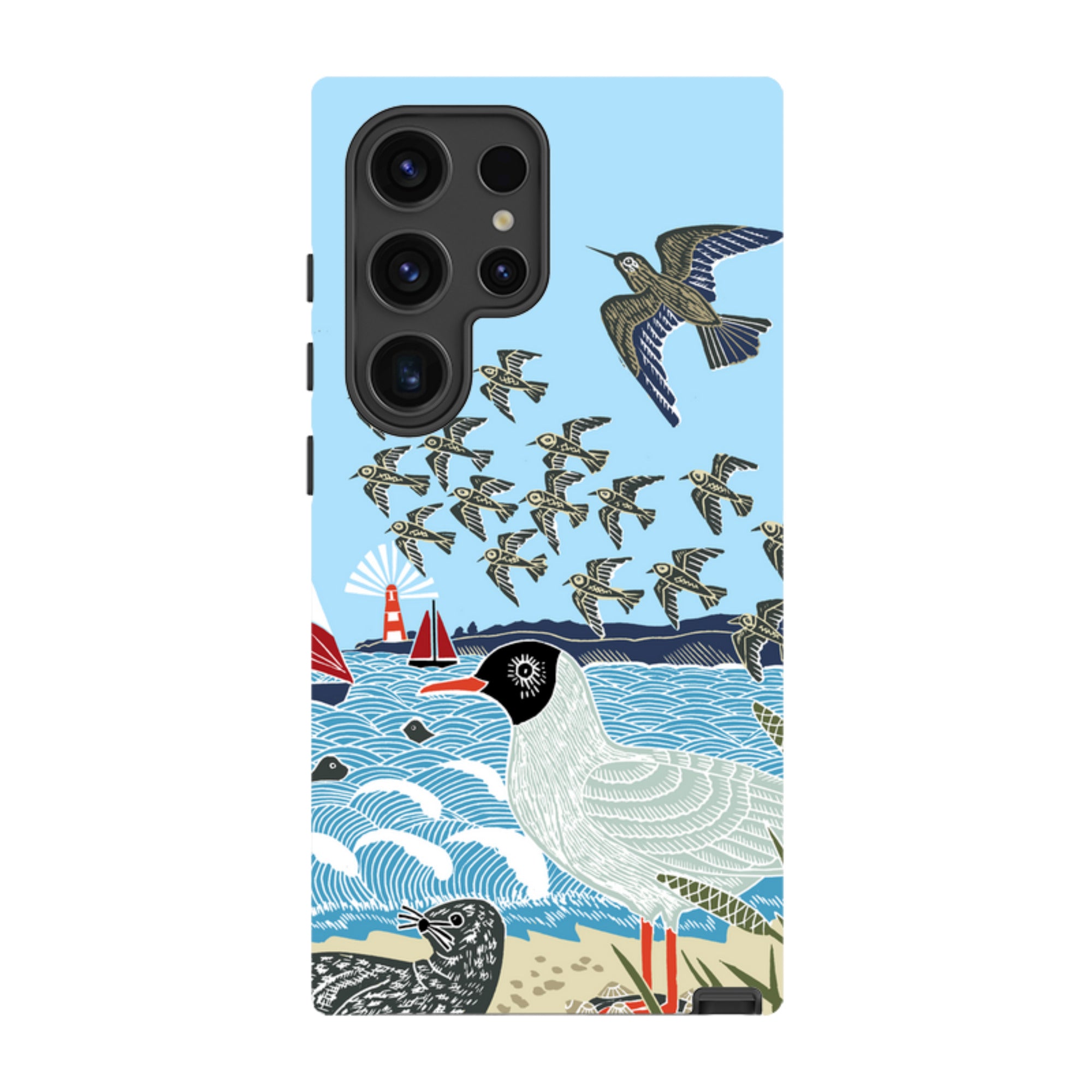 Samsung Tough  Case - Seagulls And Seals By Kate heiss