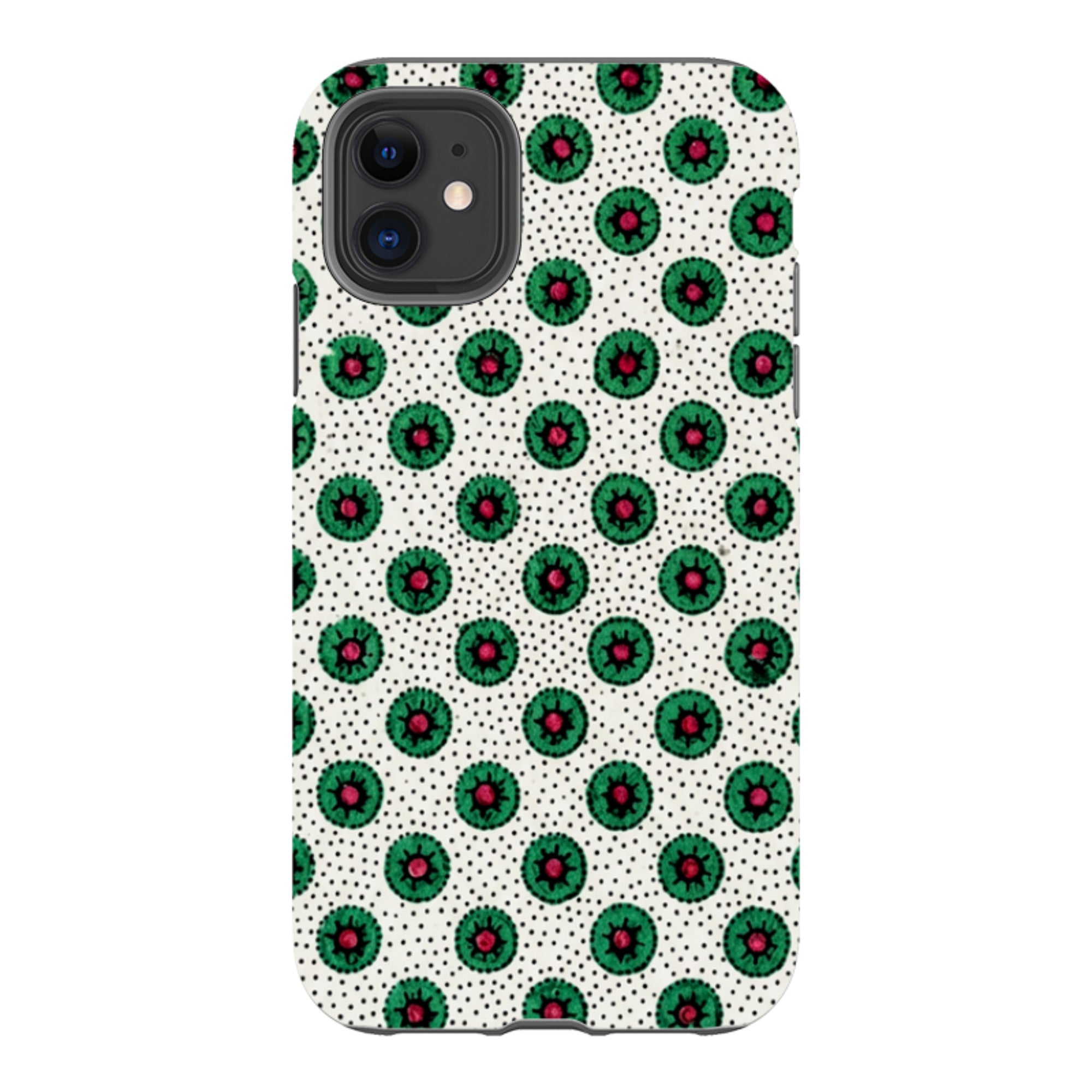 iPhone Tough Case - Green Medallion