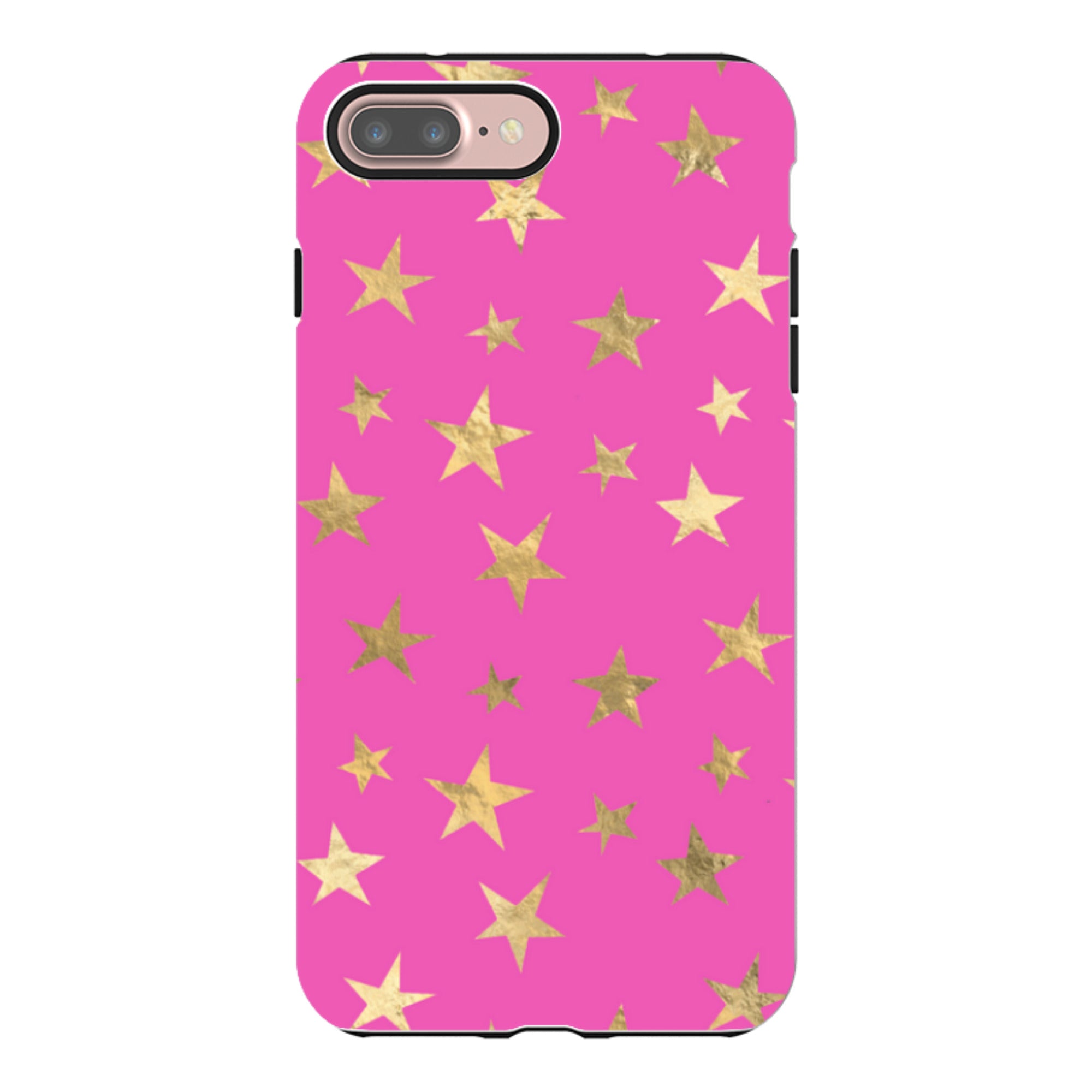 iPhone Tough Case - Pink and Gold Stars
