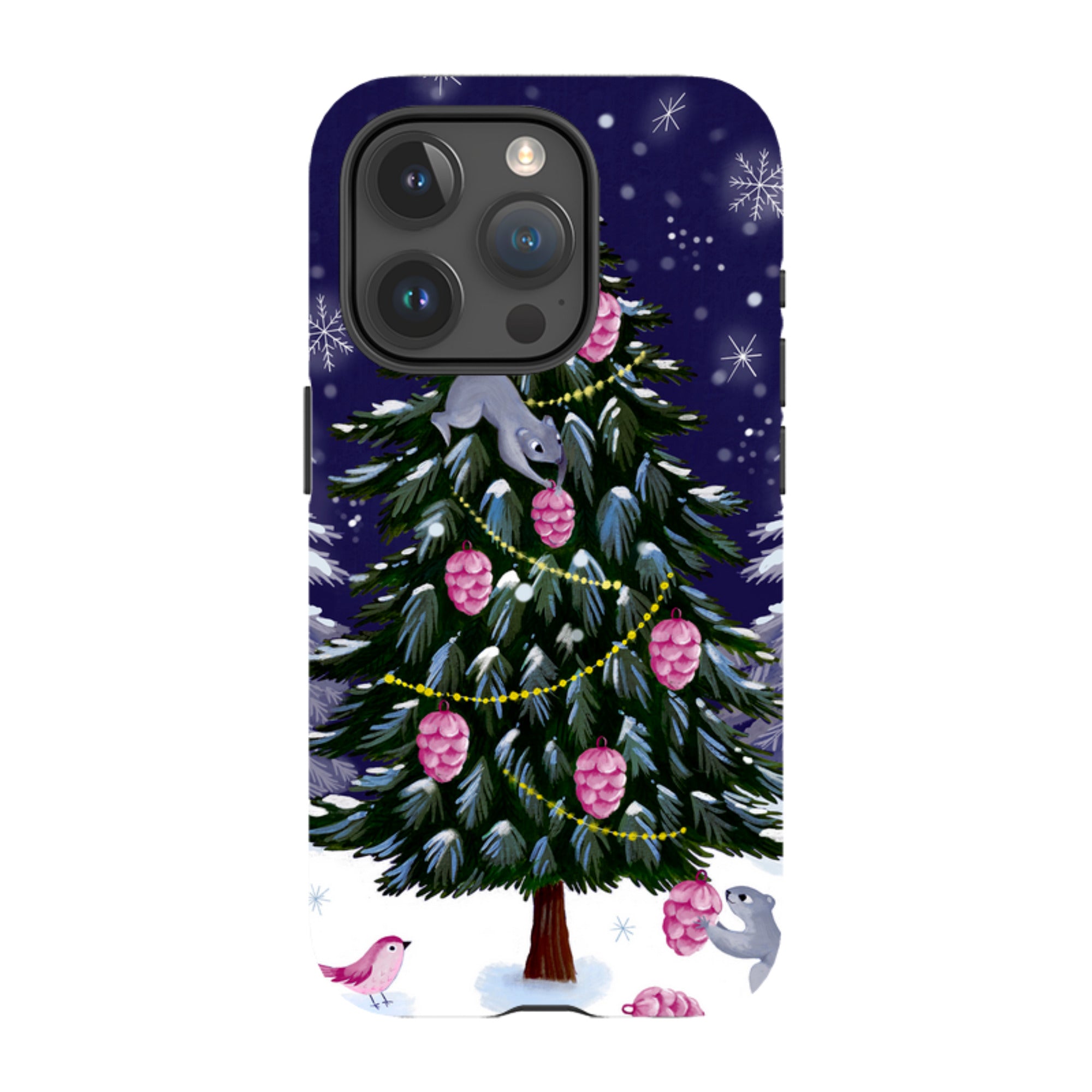 iPhone Tough Case - Squirrel Tree By Bex Parkin