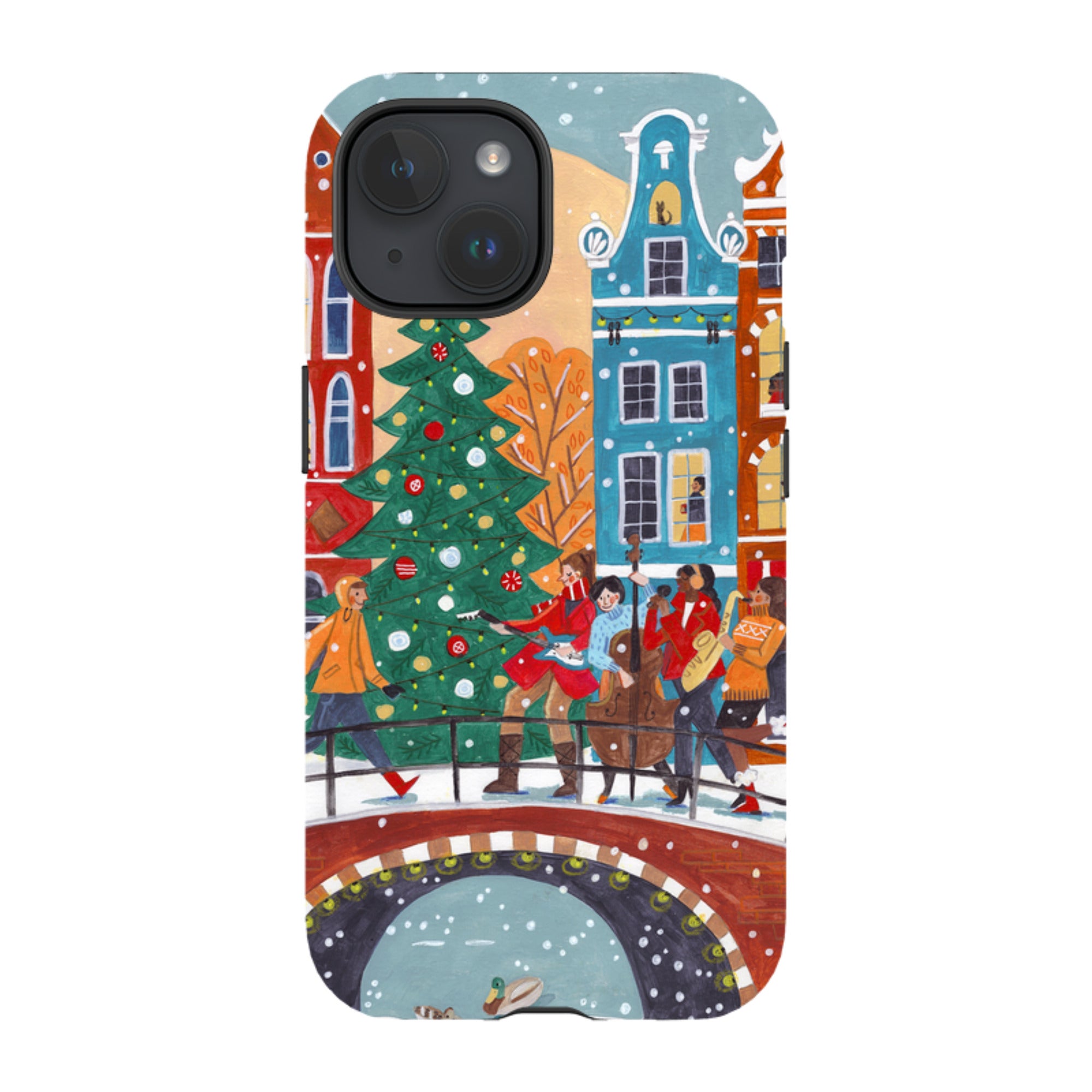 iPhone MagSafe Tough Case - Christmas Music Amsterdam By Caroline Bonne Muller
