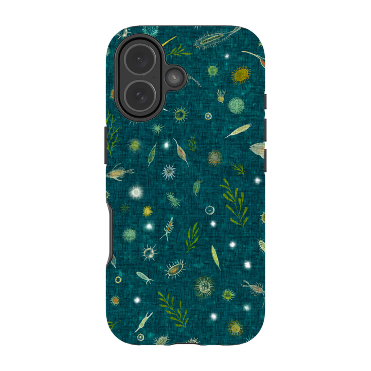 iPhone Tough Case - Plankton - Steel Blue By Katherine Quinn