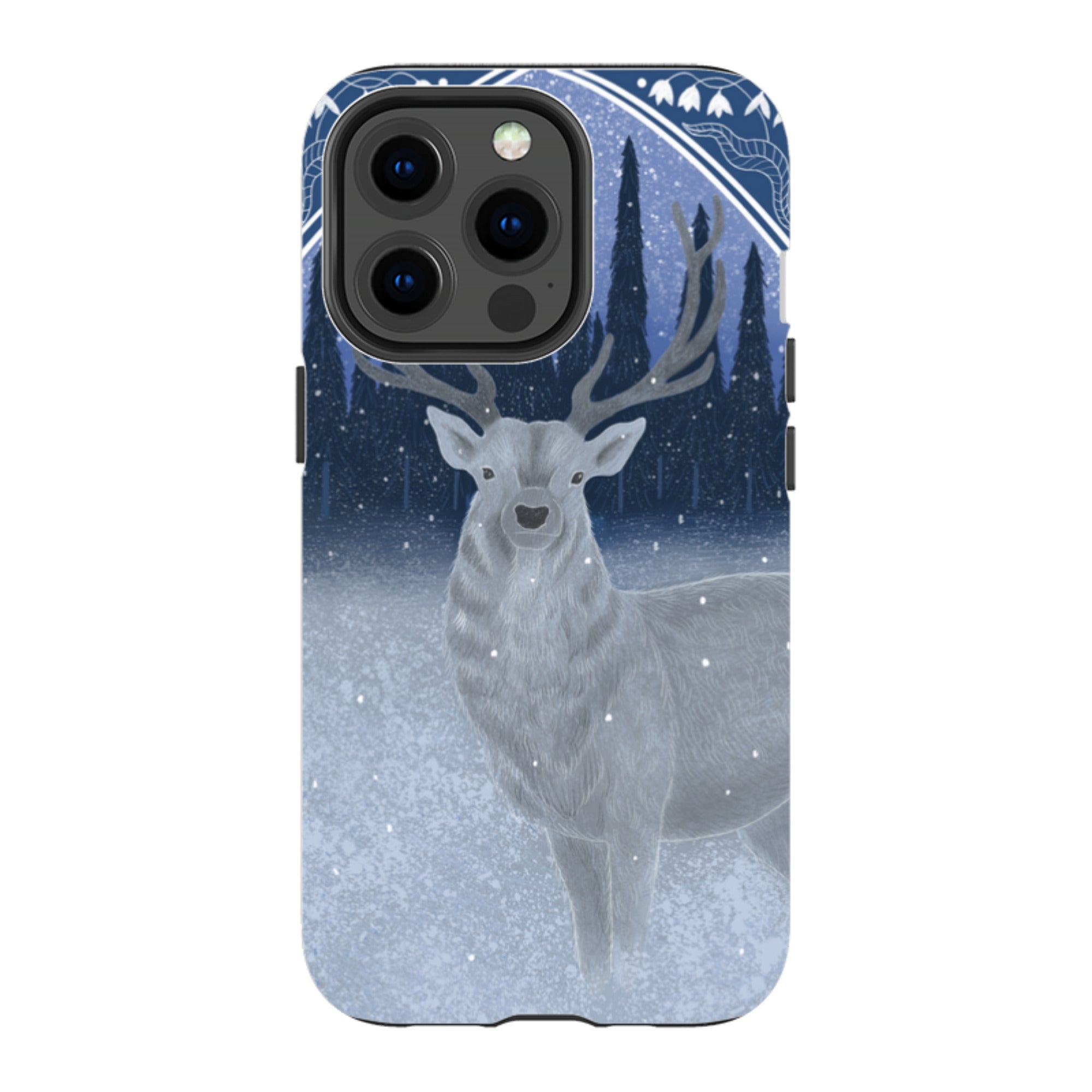 iPhone MagSafe Tough Case -  Winter Stag By Bex Parkin
