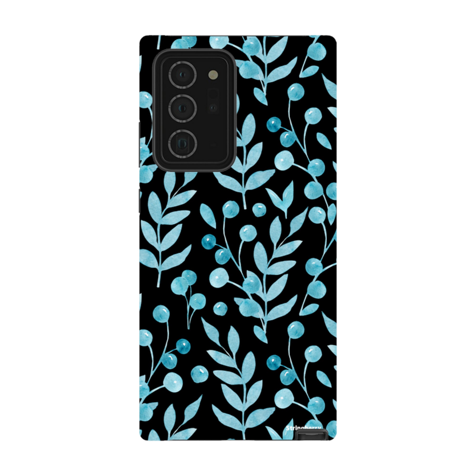 Samsung Tough Case - Blue Xmas Florals
