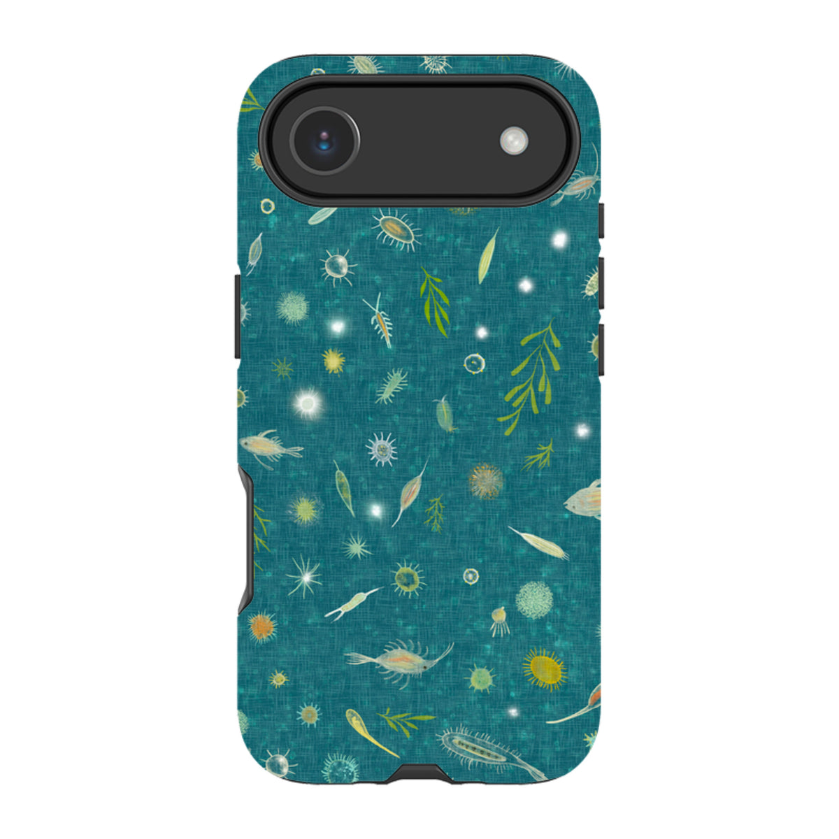 iPhone Tough Case - Plankton Light - Steel Blue By Katherine Quinn