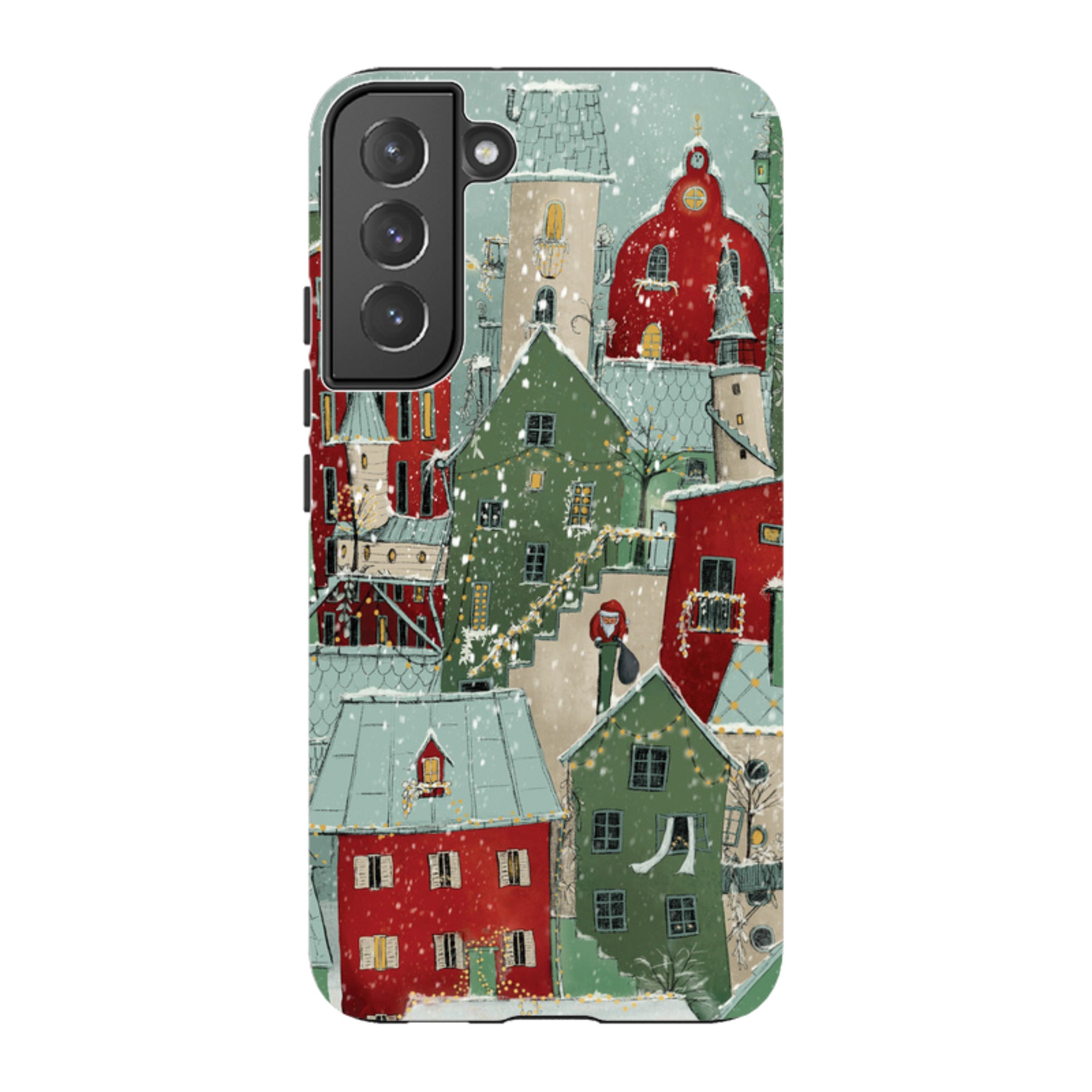 Samsung Tough Case - Citywinkles Red By Maja Lindberg