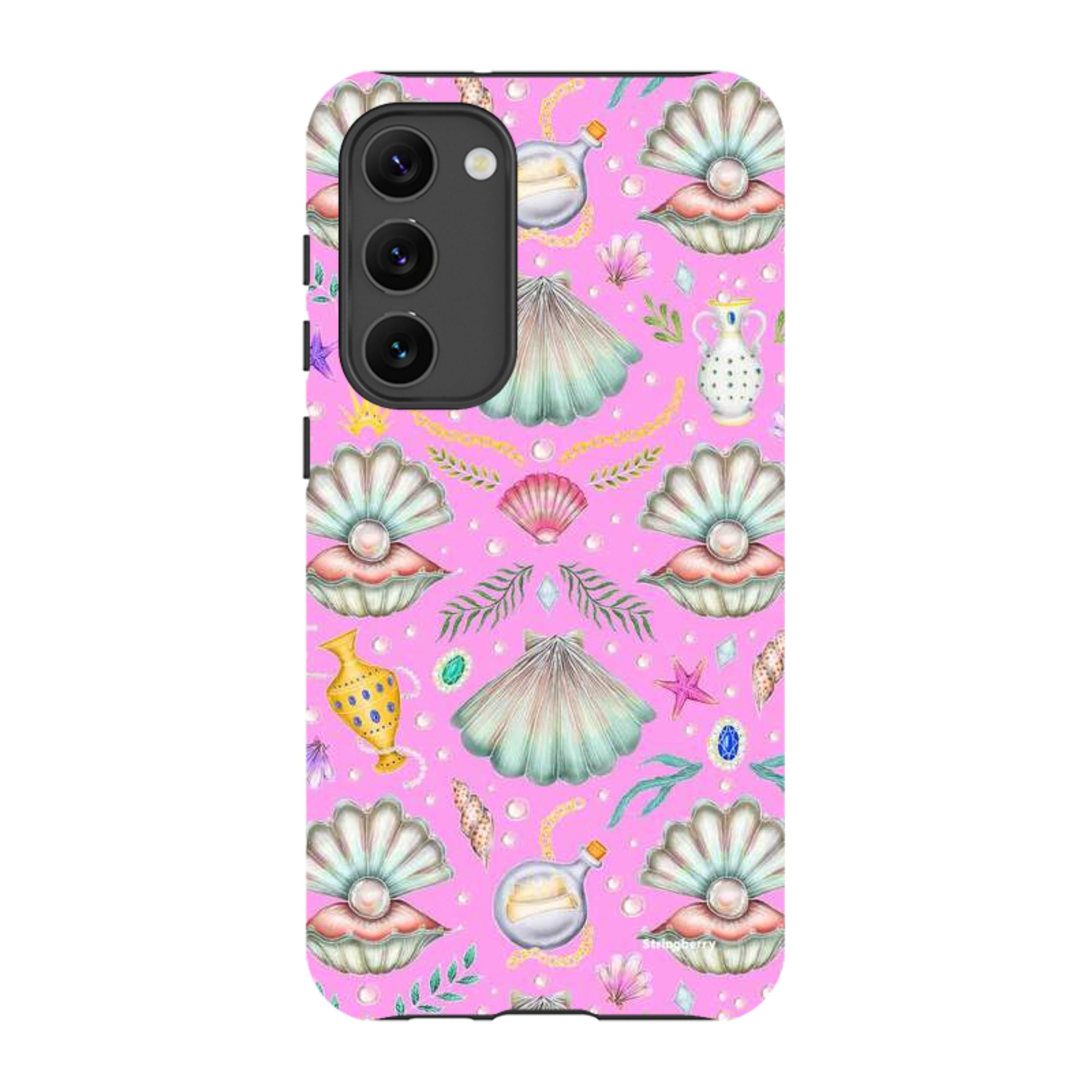 Samsung Tough Case - Pearl's Fantasy Candy Pink By Catherine Rowe