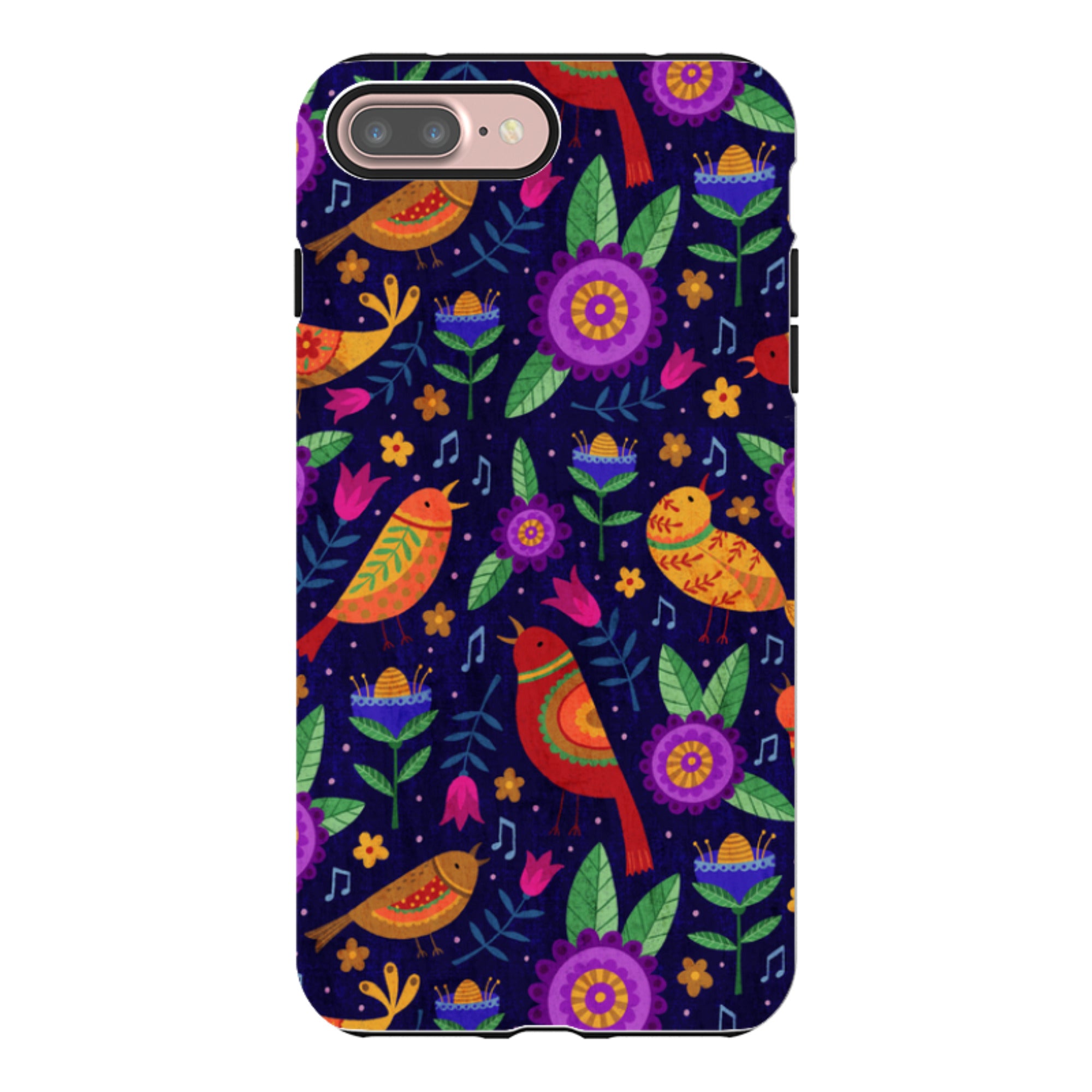 iPhone Tough Case - Bird Pattern VII By Suzy Taylor