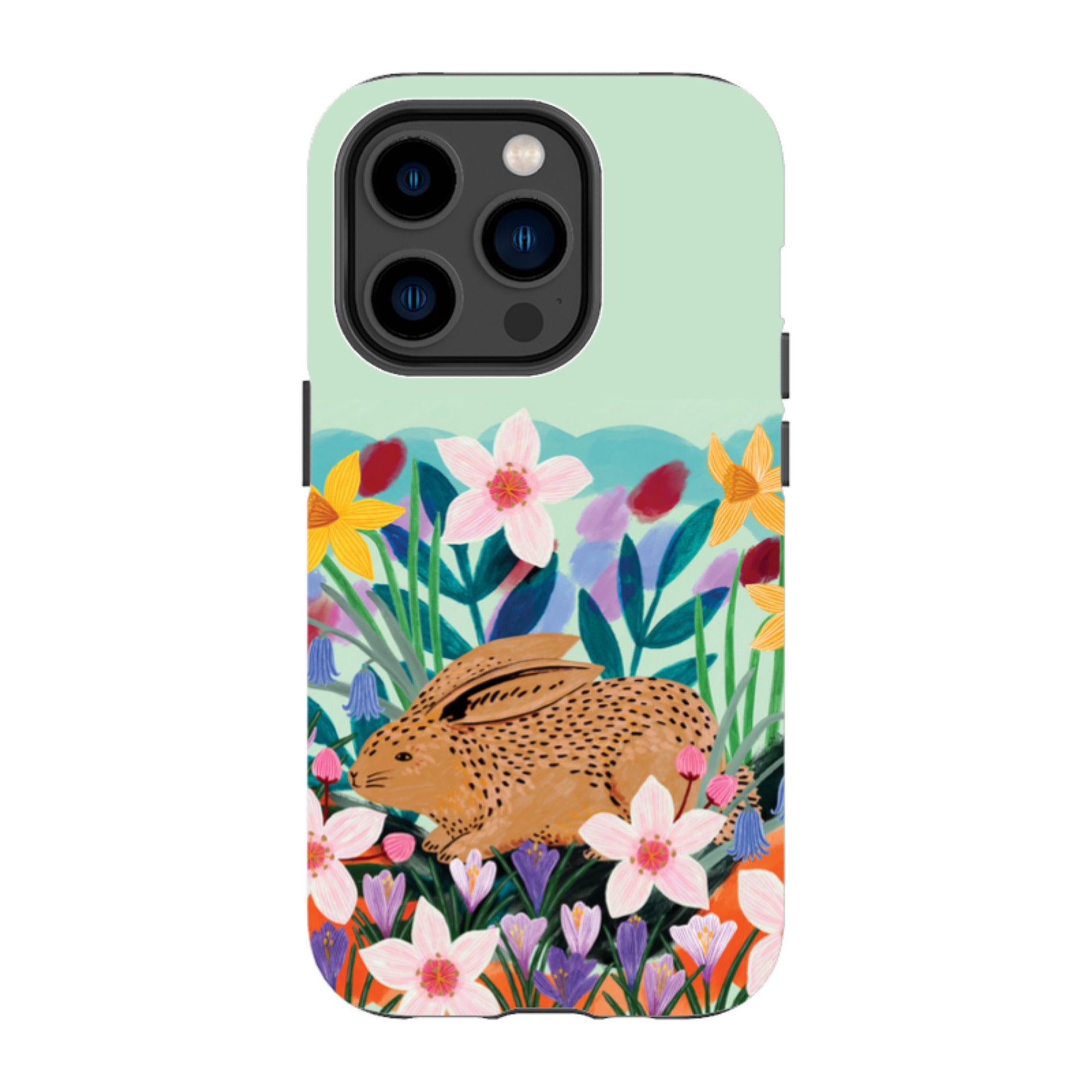 iPhone Tough Case - Spring Bunny By Lee Foster Wilson