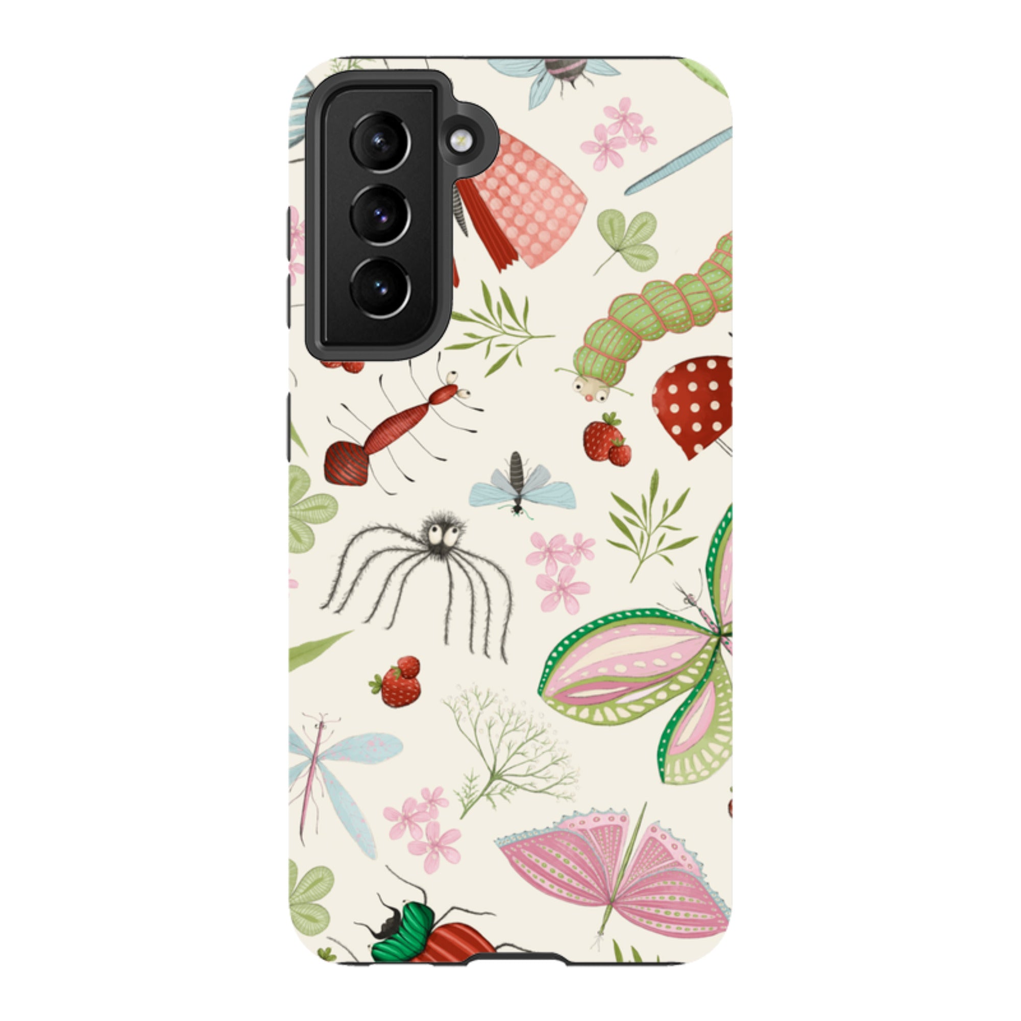 Samsung Tough Case - Insects Pattern By Maja Lindberg