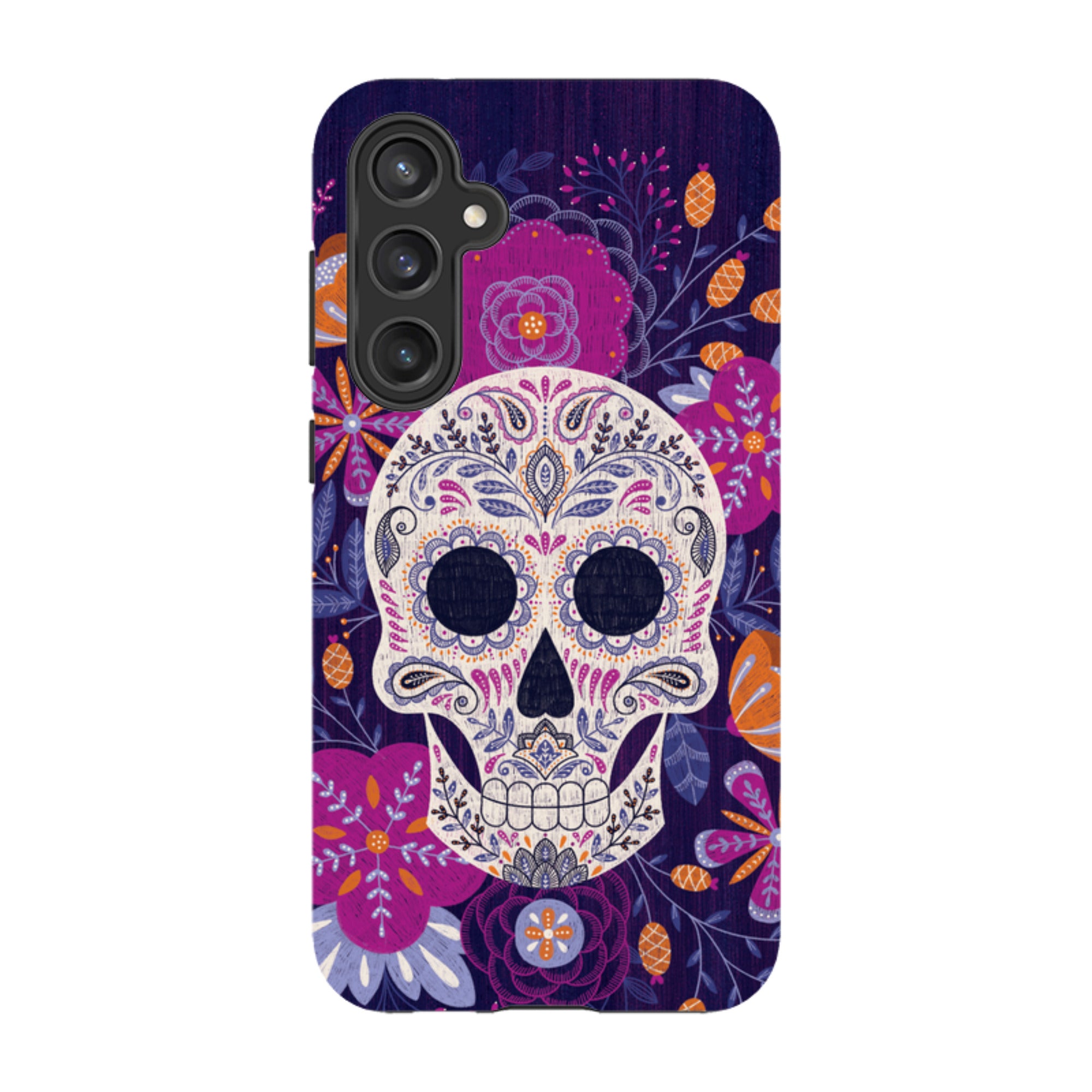 Samsung Tough Case - Sugar Skull By Jenny Zemanek