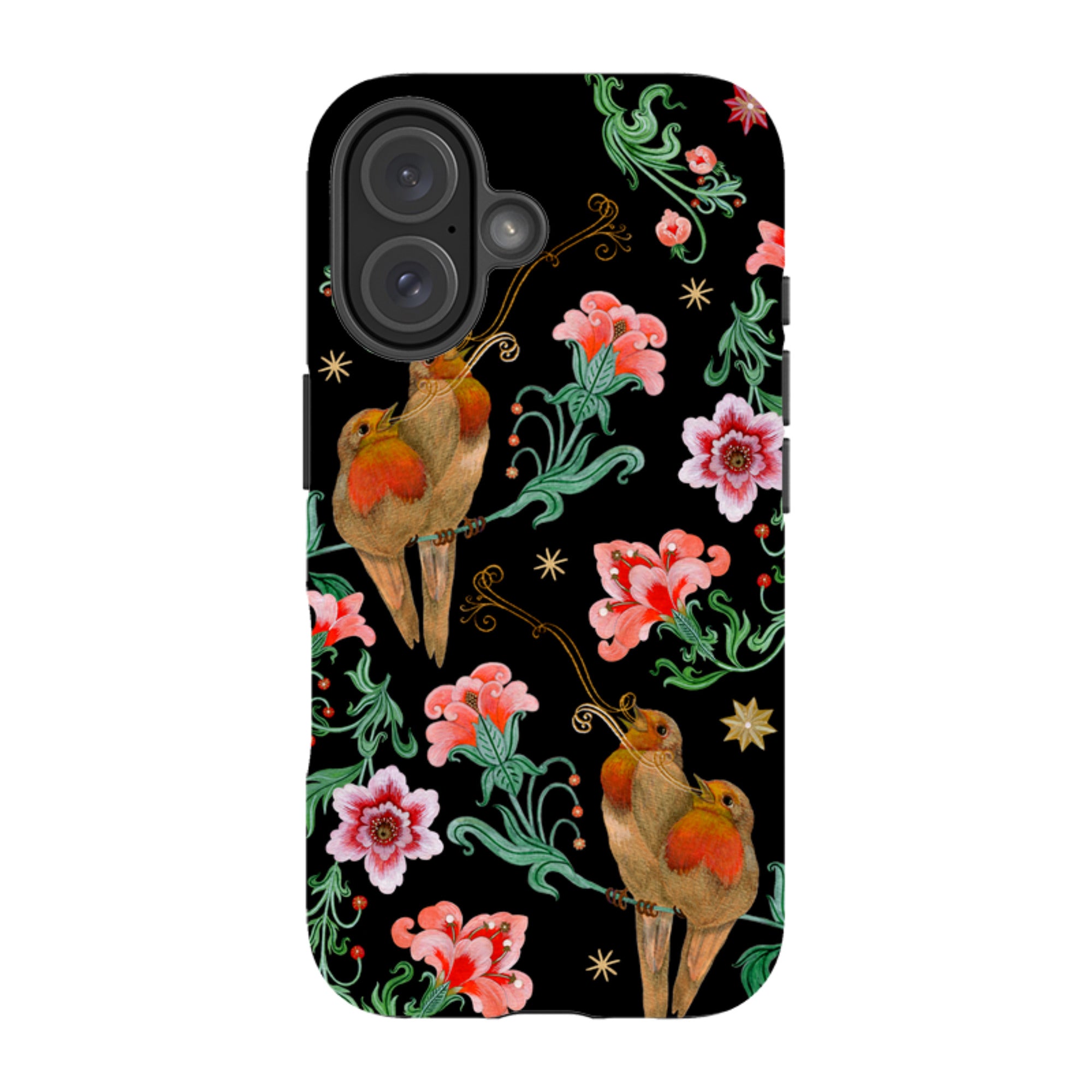 iPhone Tough  Case - Four Calling Birds By Maria Matos