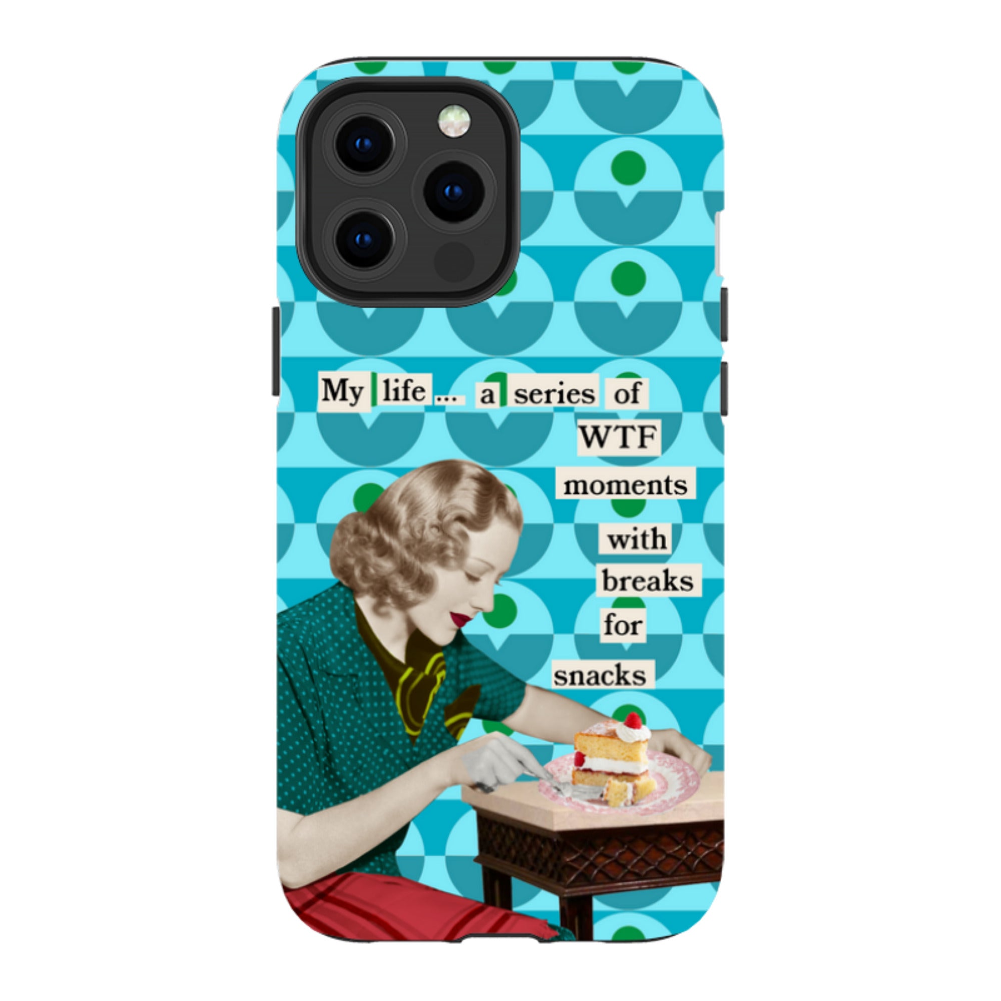 iPhone Tough Case - WTF By Clare Jordan