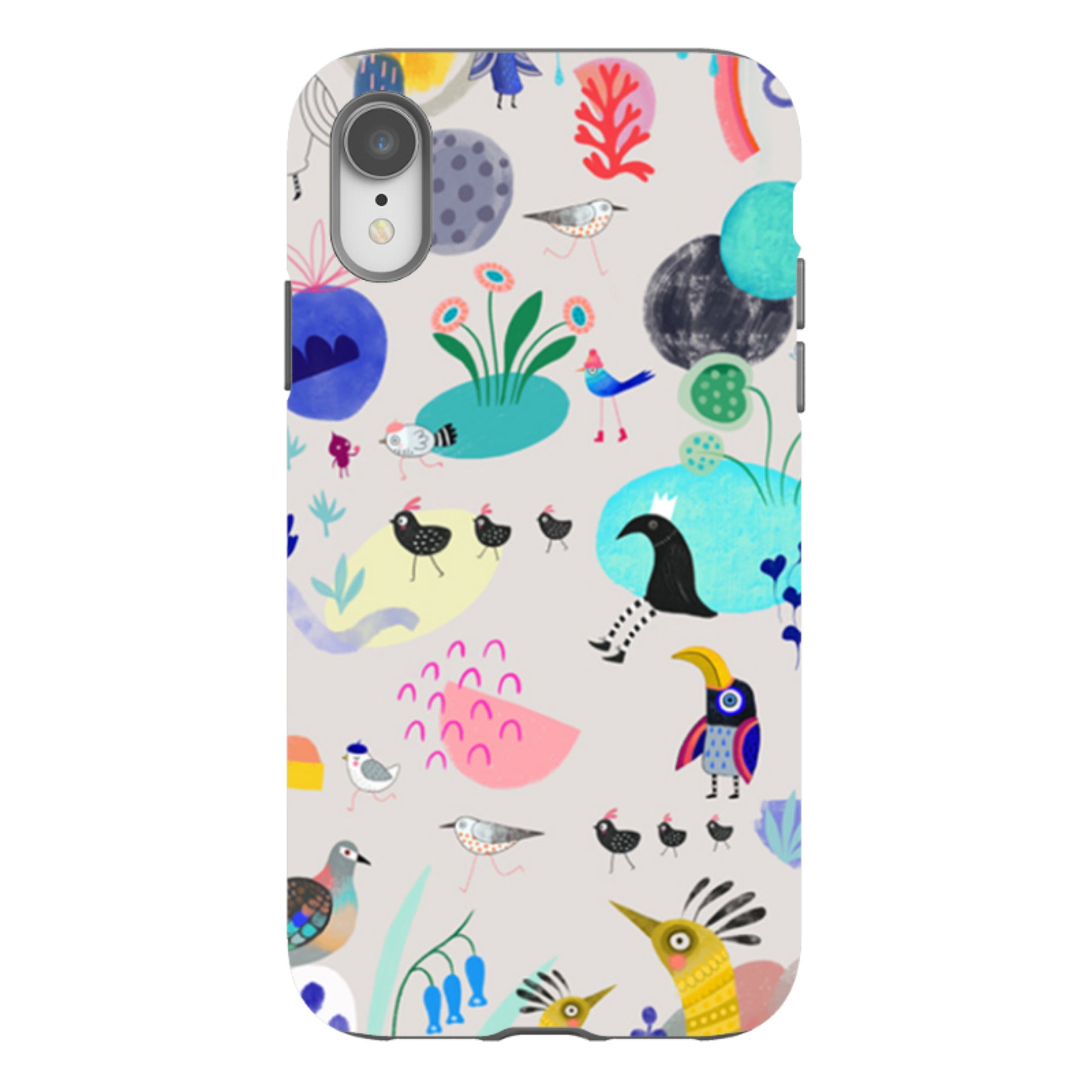 iPhone Tough Case - Crazy Bird By Mia Underwood