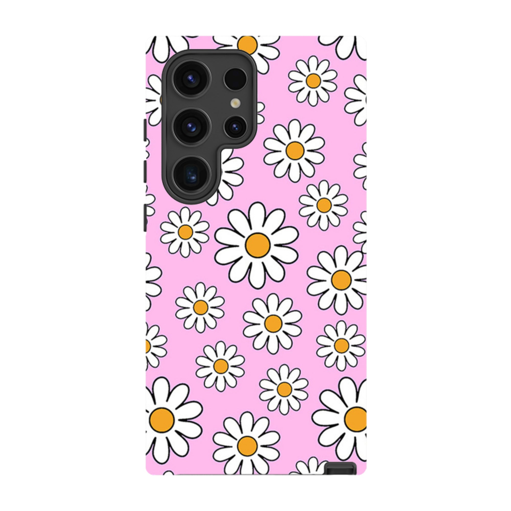 Samsung Tough Case - Pink Daises