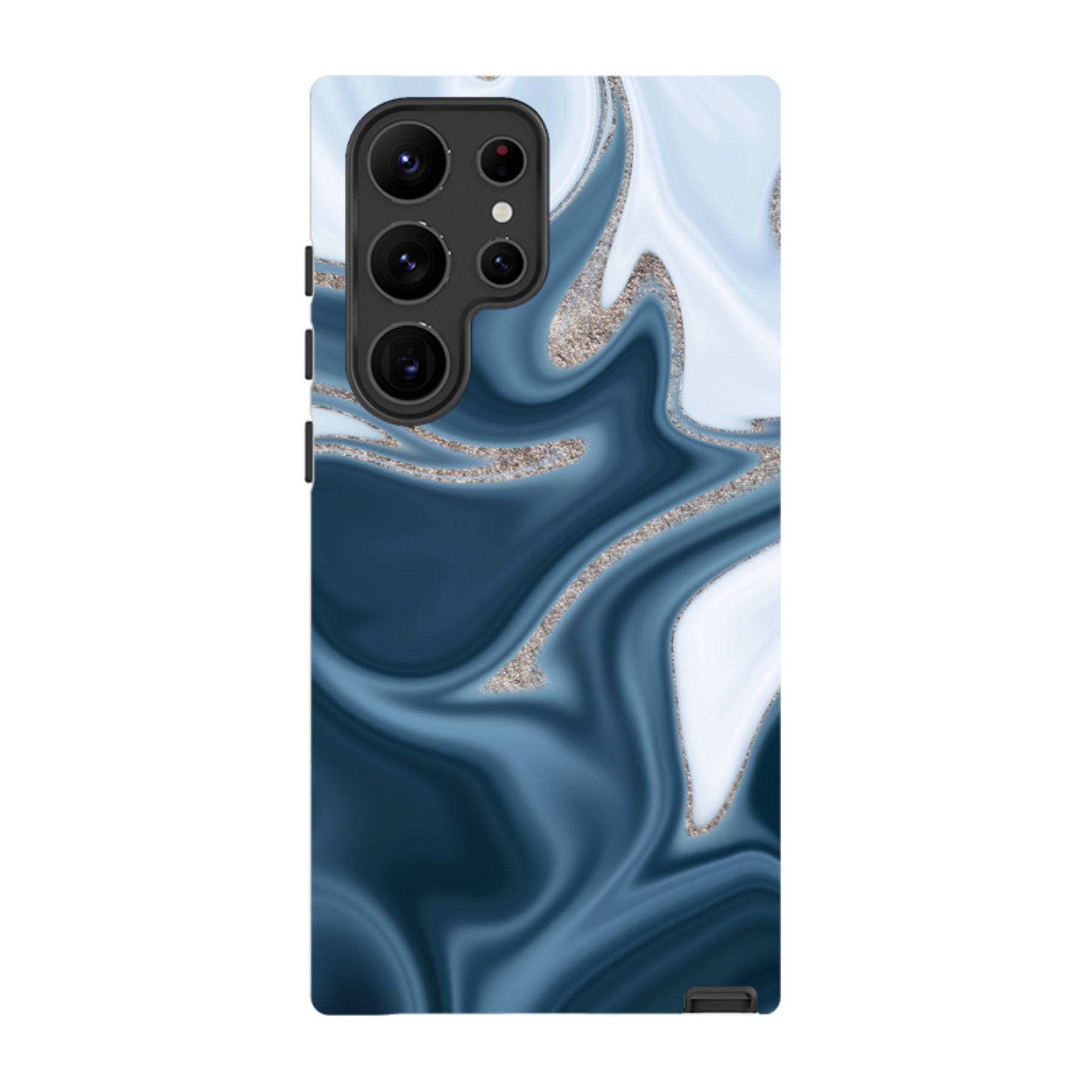 Samsung Tough Case - Blue Ice (case does not glitter)