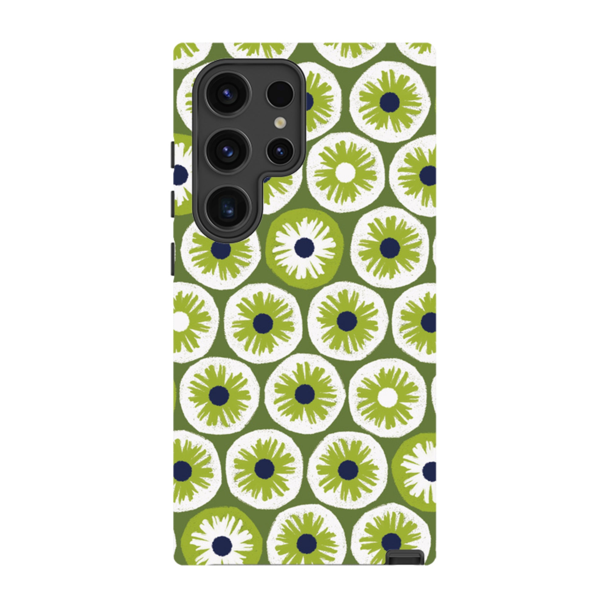 Samsung Tough Case - Penny Flowers Green By Ali Brookes