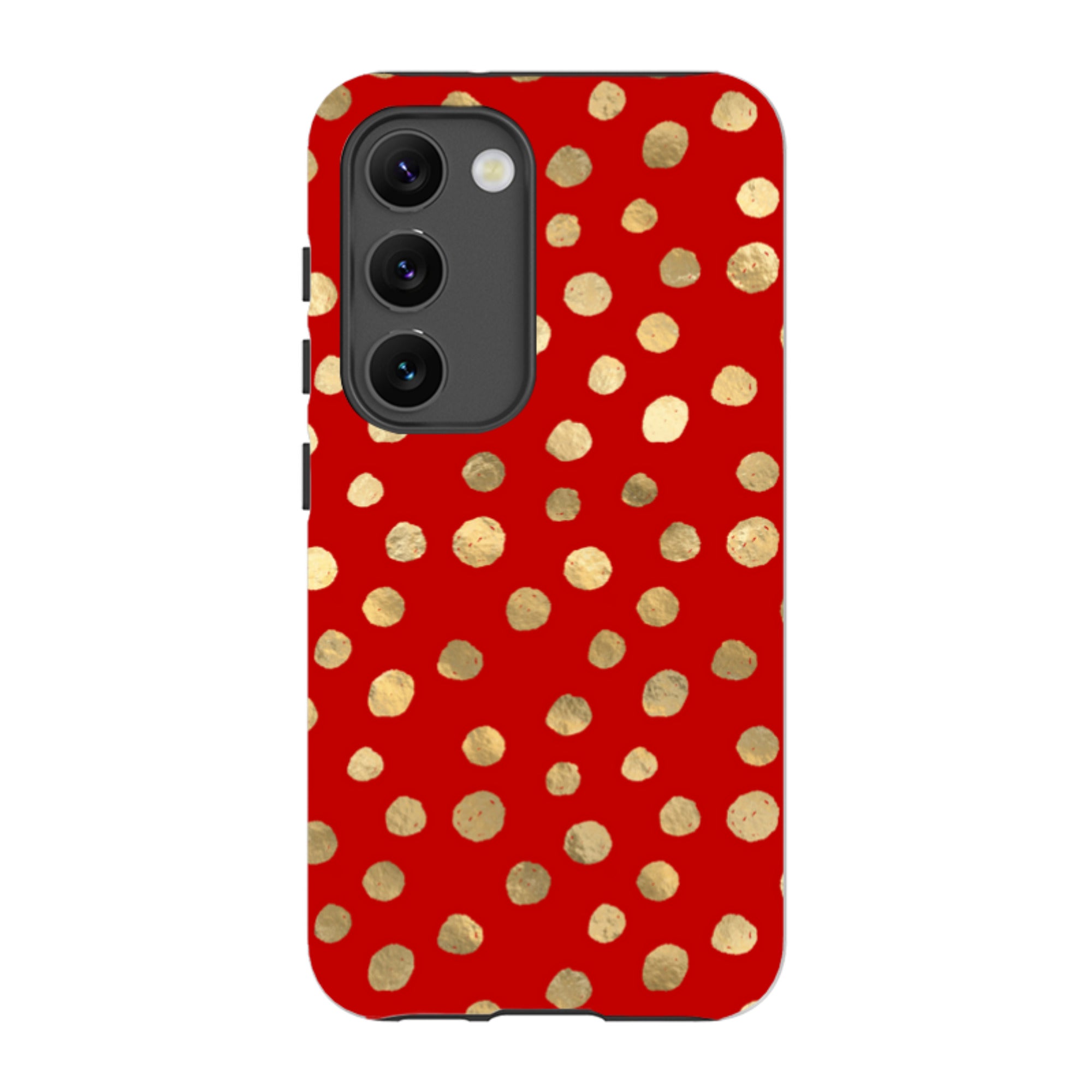 Samsung Tough Case - Burgundy and Gold Stars