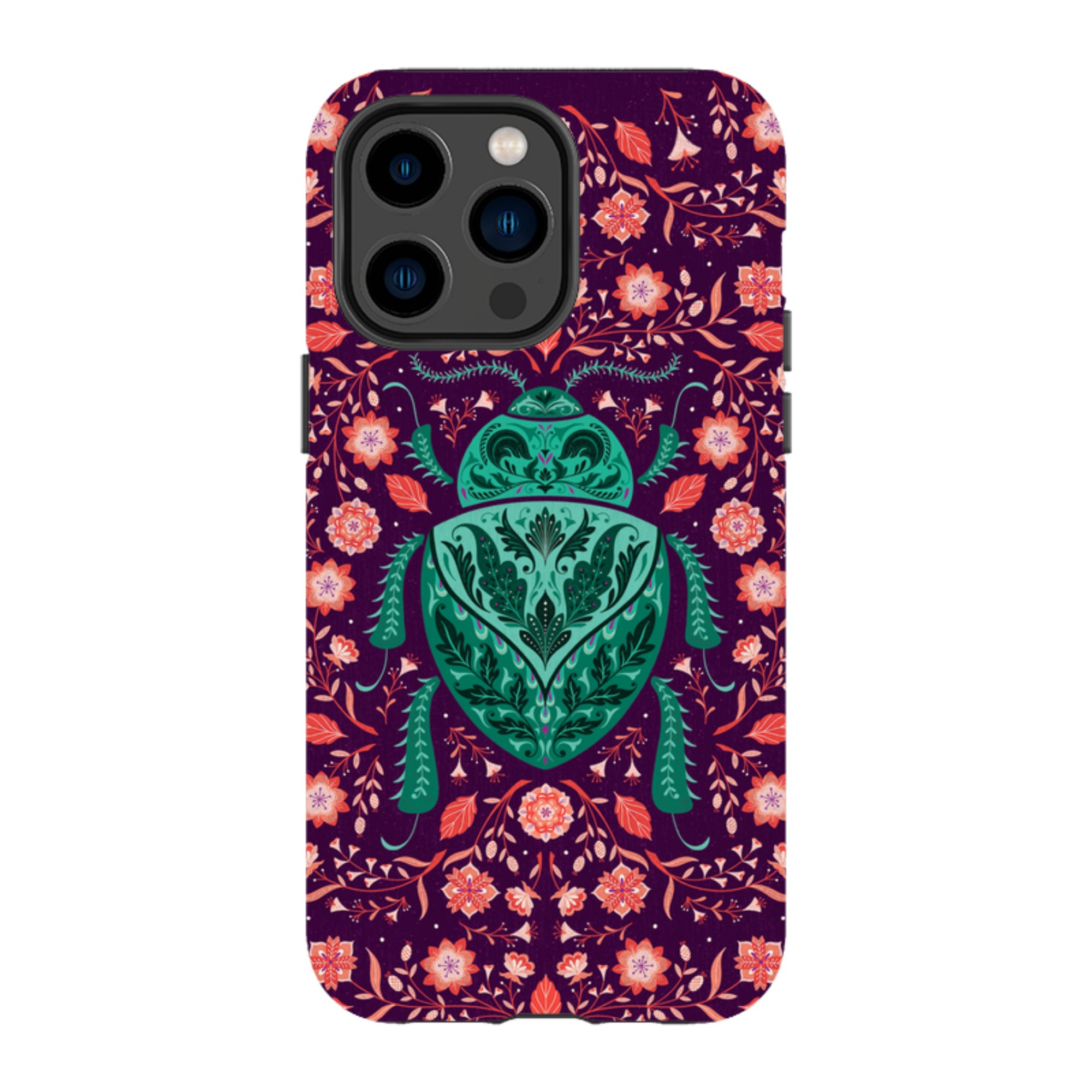 iPhone Tough Case - Beetle By Jenny Zemanek