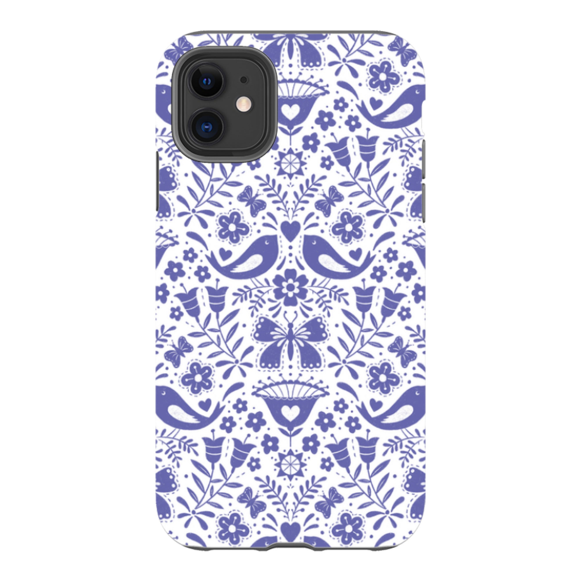 iPhone Tough Case - Bird Pattern III By Suzy Taylor
