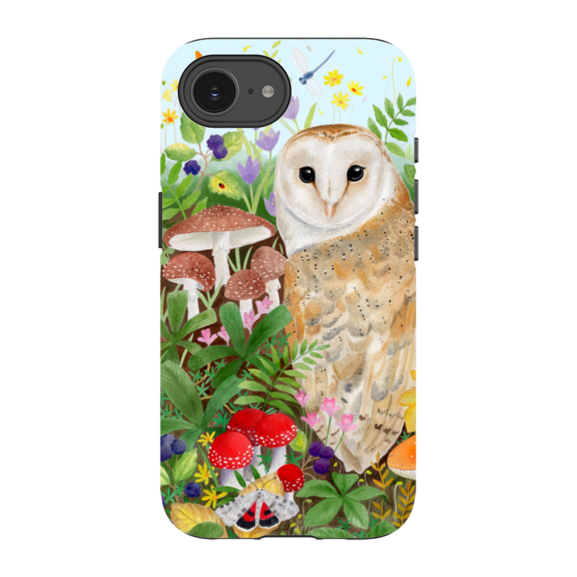 iPhone Tough Case - Owl Garden By Bex Parkin