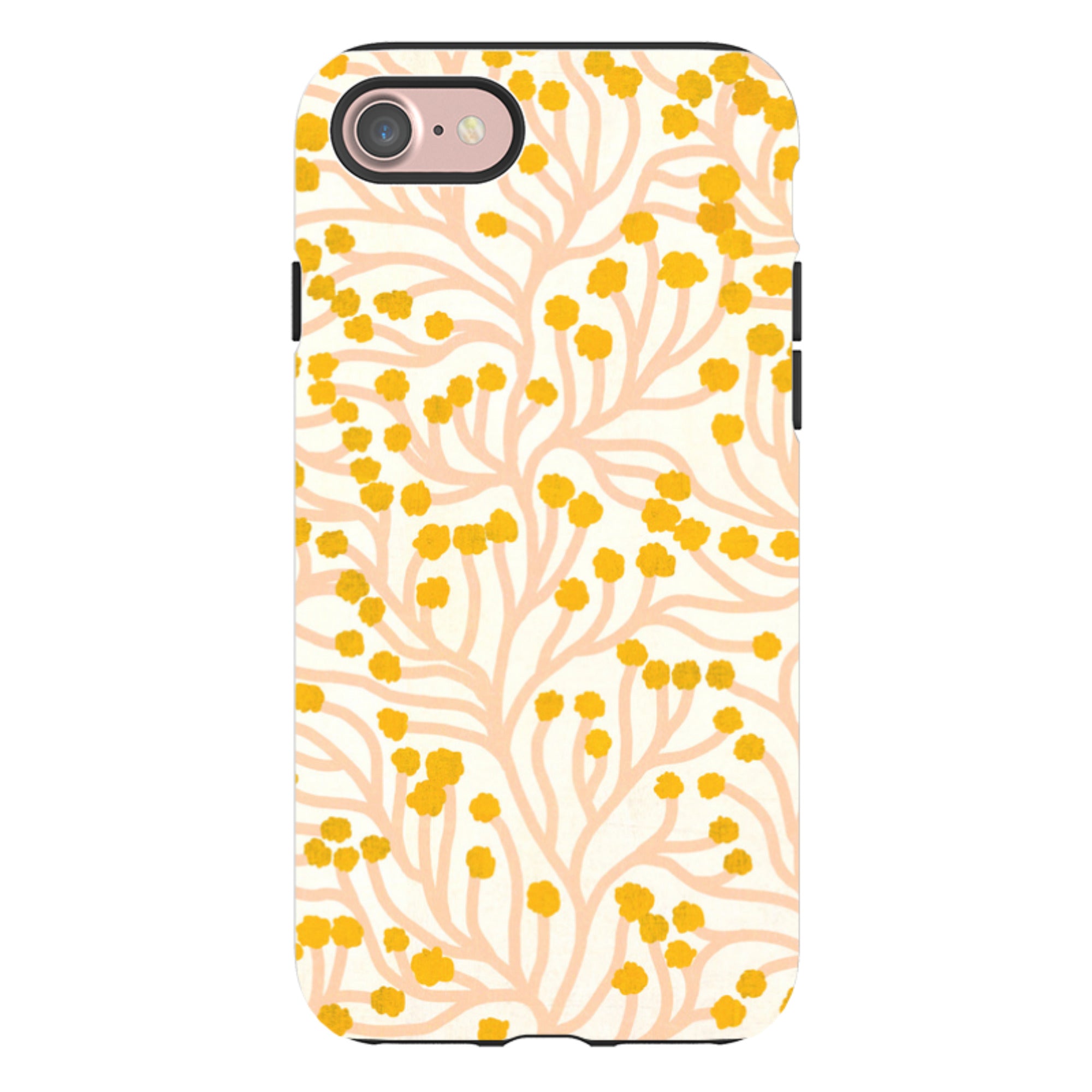iPhone Tough Case - Vine Pink And Ochre By Katherine Quinn